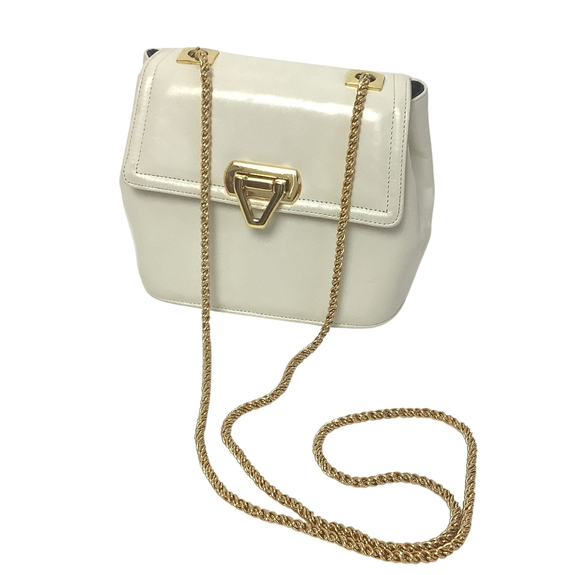 Mod 1960s White Purse White / Leather / Shoulder strap