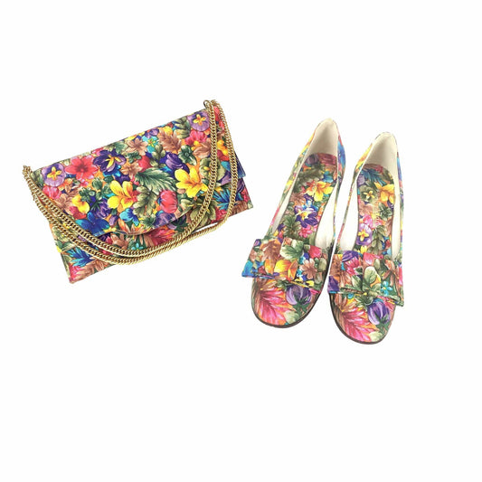 Mod Floral Heels 7 / Multicolor / Classic pumps