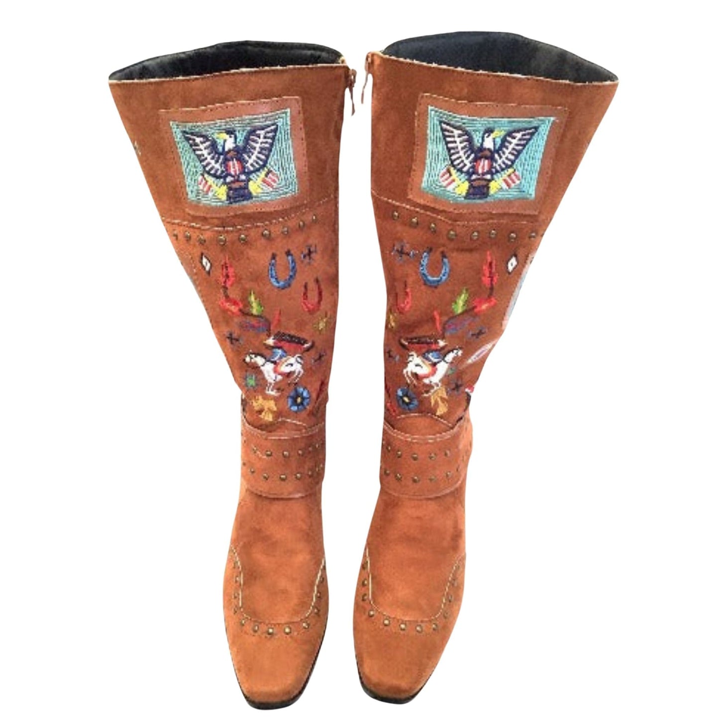 Native Style Novelty Boots 10 / Tan / Novelty