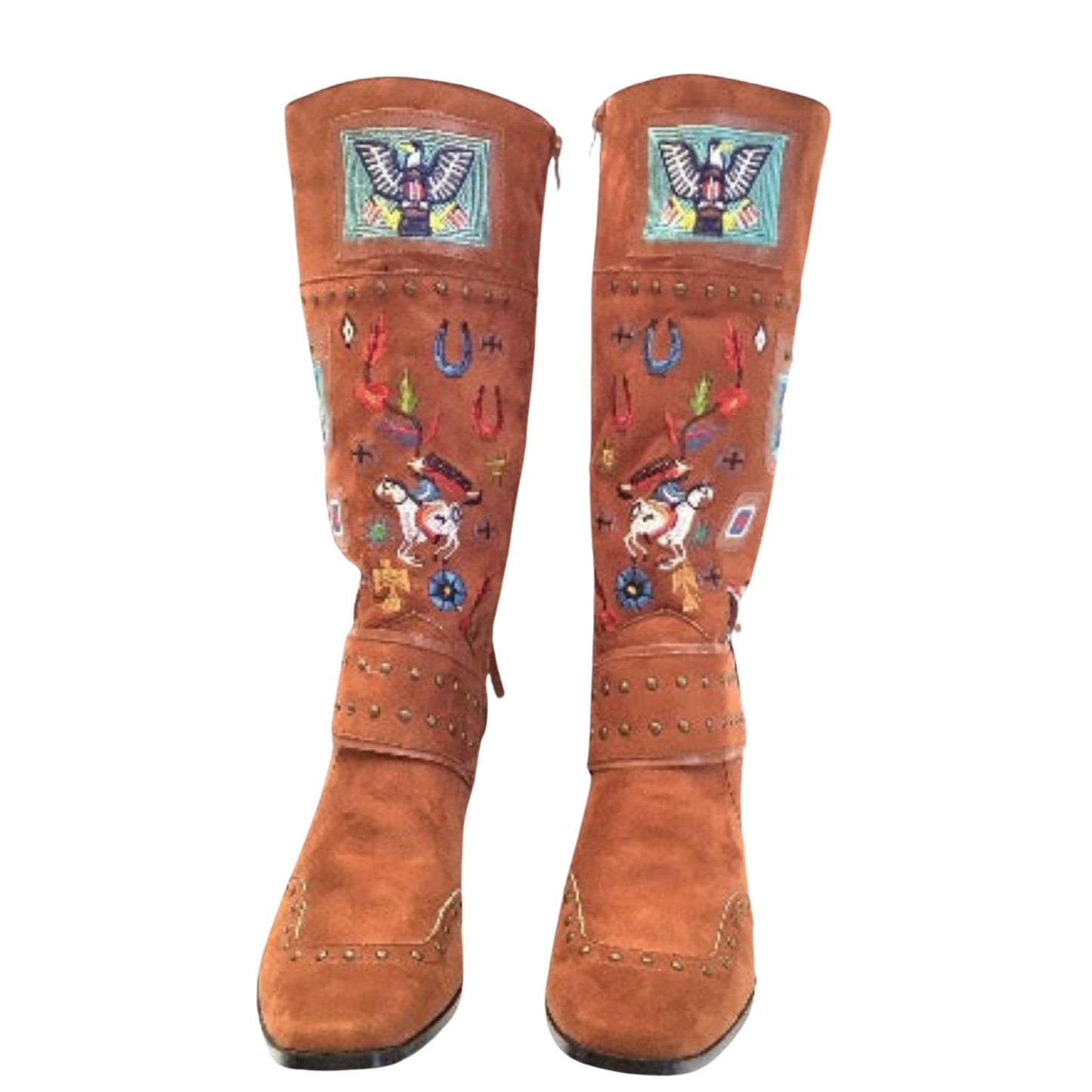 Native Style Novelty Boots 10 / Tan / Novelty