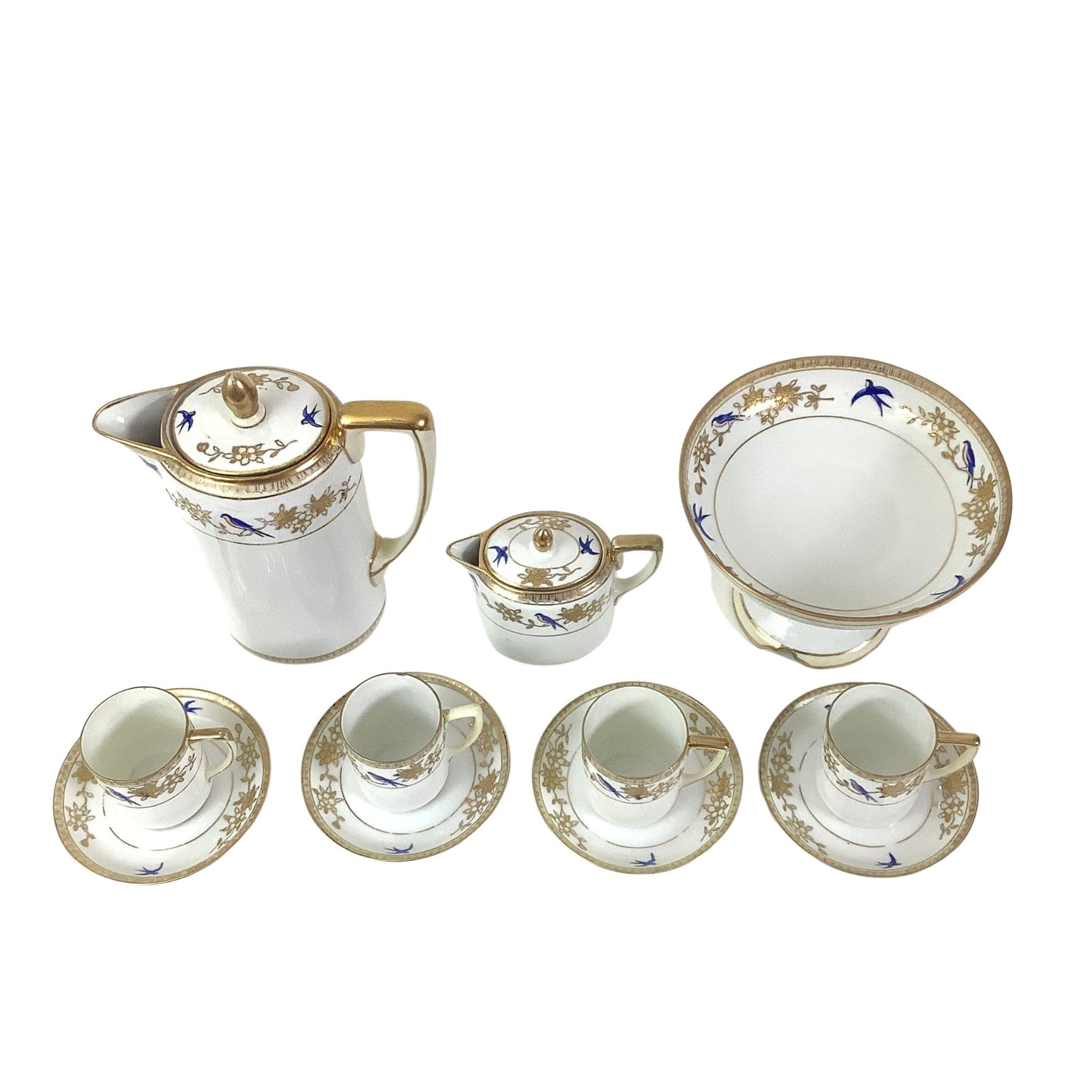 Antique buy Nippon, Gold China, 13 Piece Set, Elegant Nippon Set