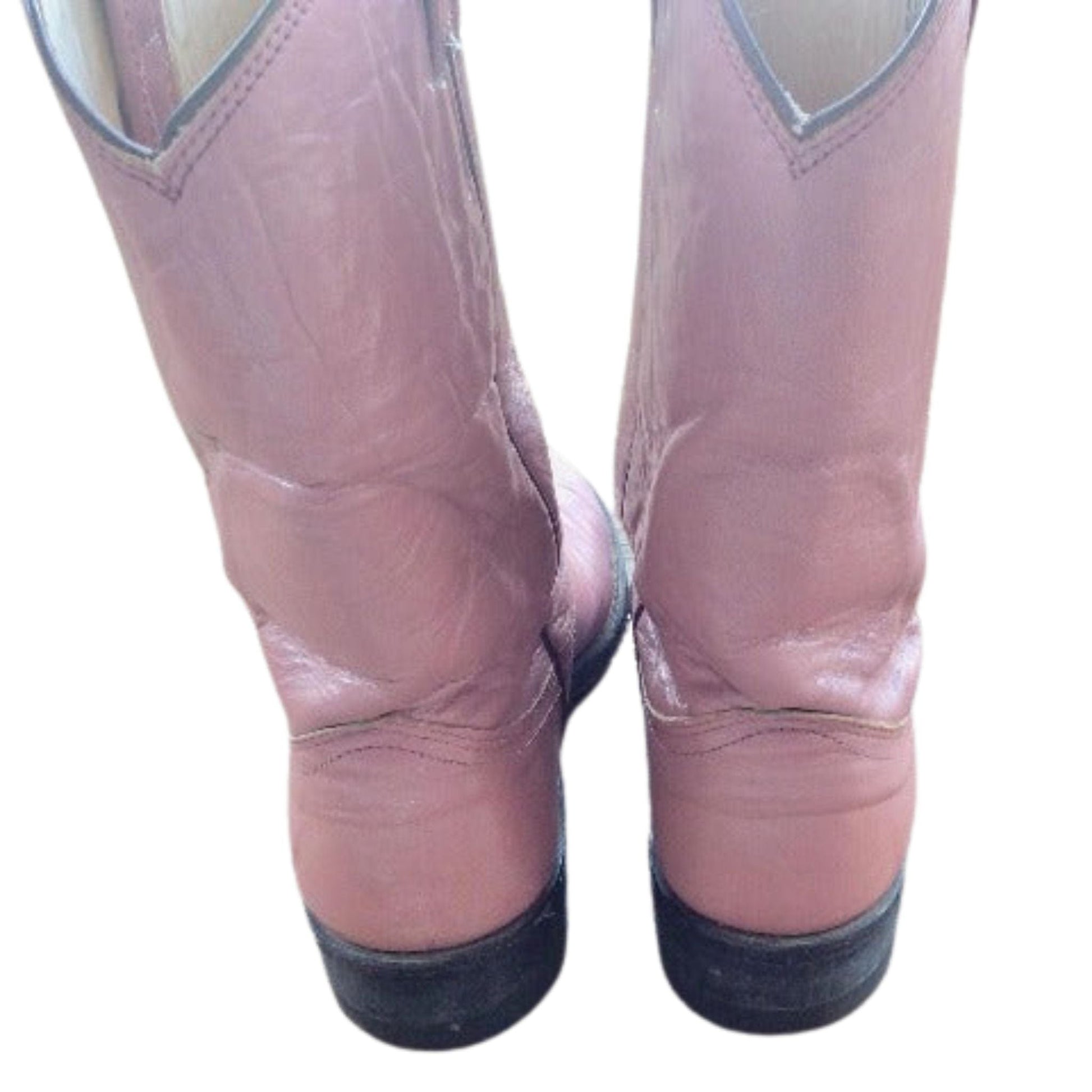 Nocona Cowboy Boots 7 / Pink / Vintage 1980s
