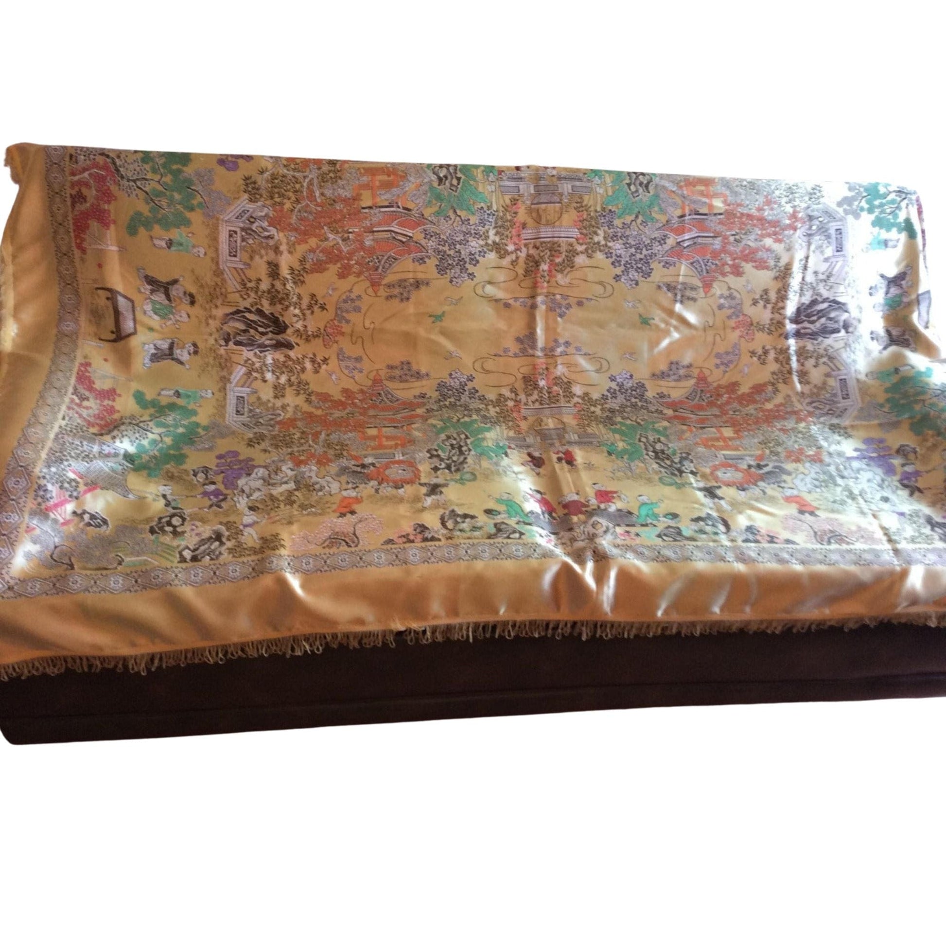 Novelty Asian Tapestry Multi / Synthetic / Asian