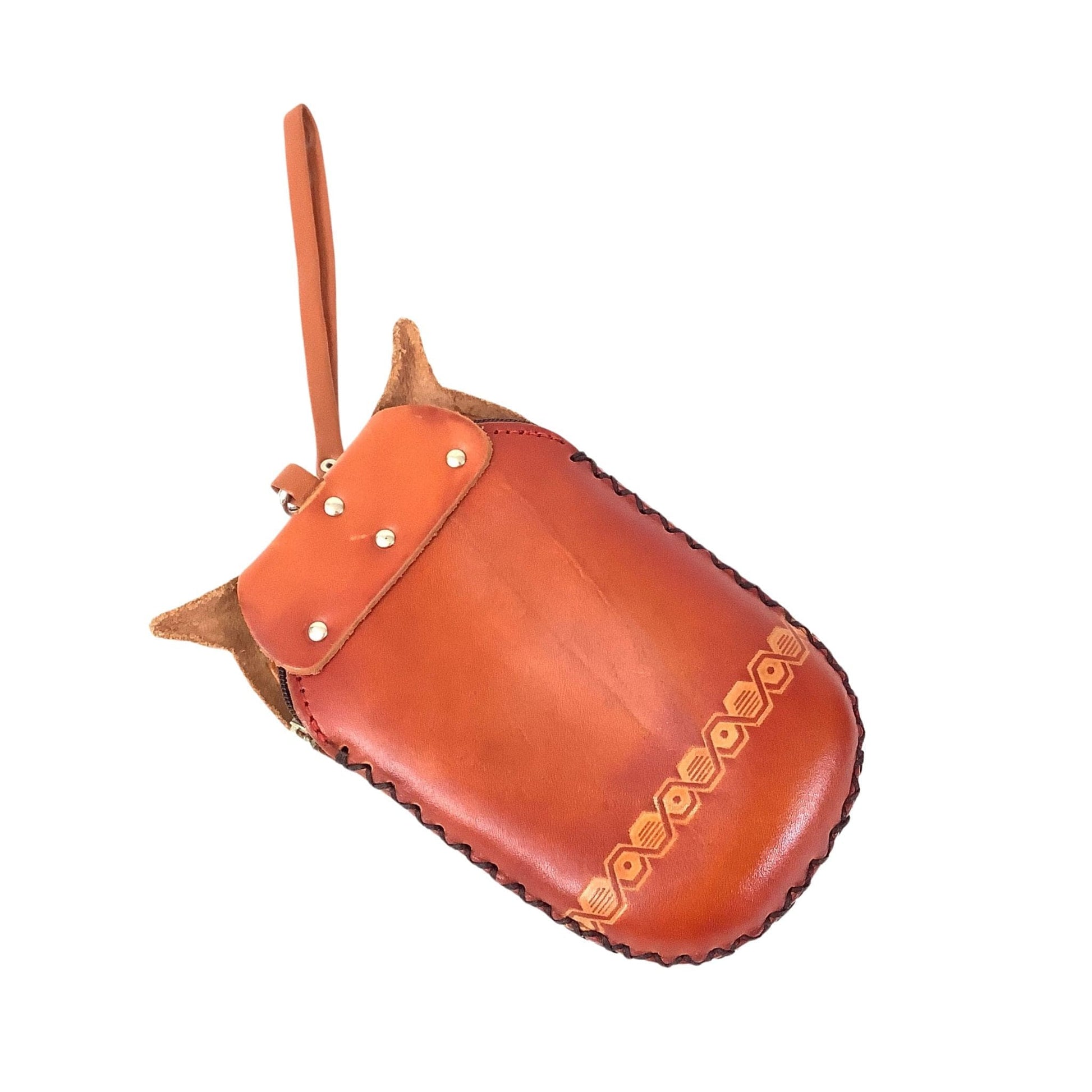 Novelty Wristlet Bag Small / Tan / Y2K