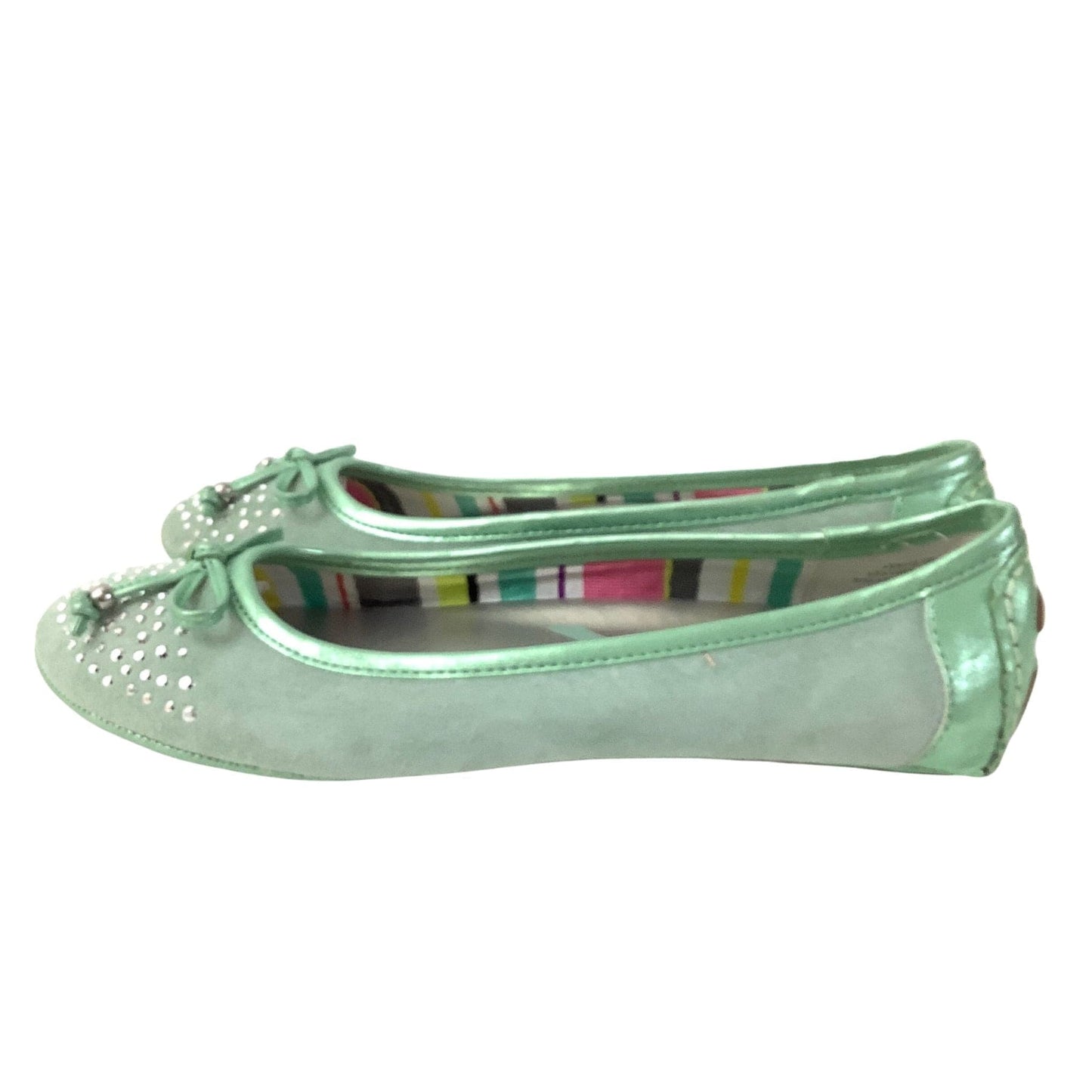 NWOT Fancy Flat Shoes 7 / Green / Classic