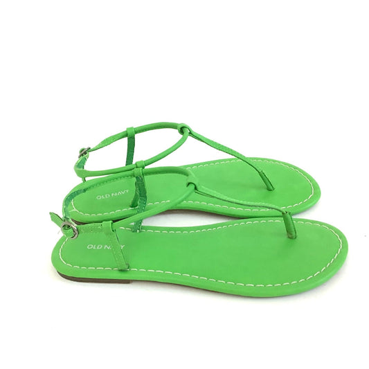 Old Navy Green Flat Sandals 7 / Green / Y2K - Now