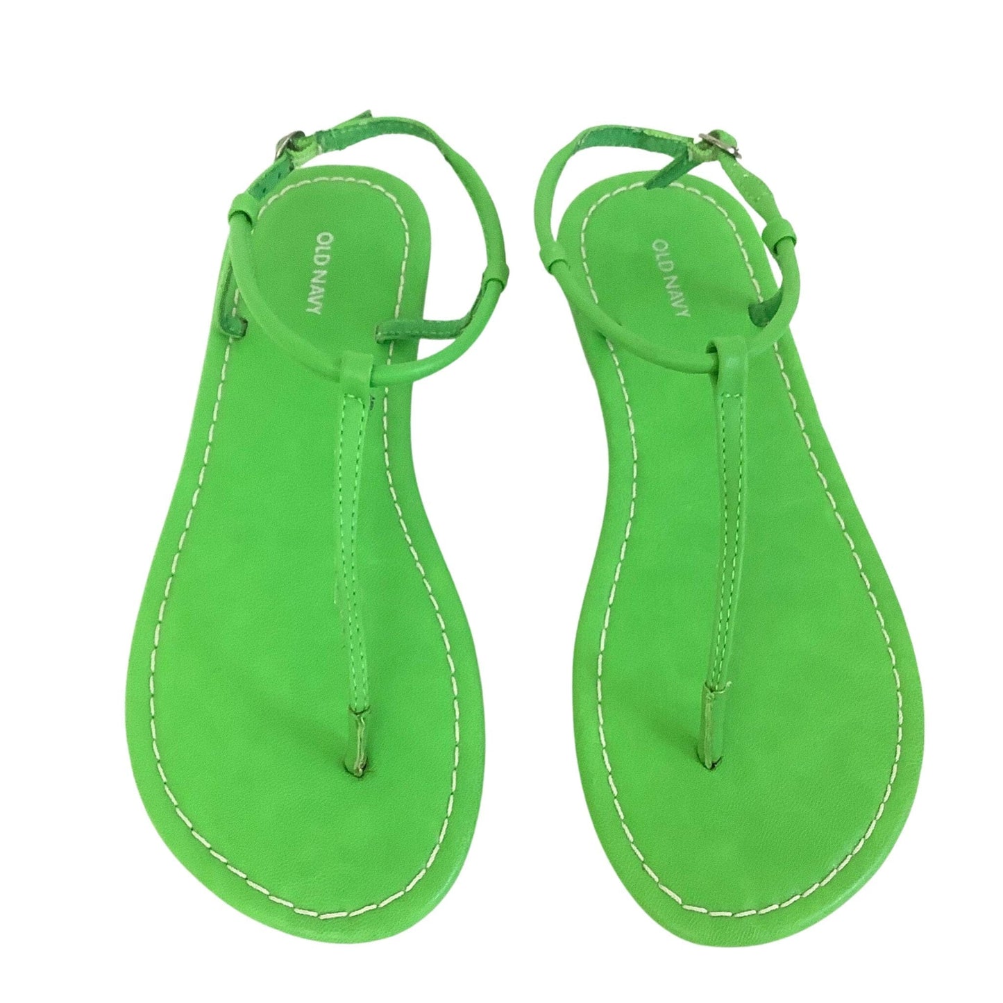 Old Navy Green Flat Sandals 7 / Green / Y2K - Now