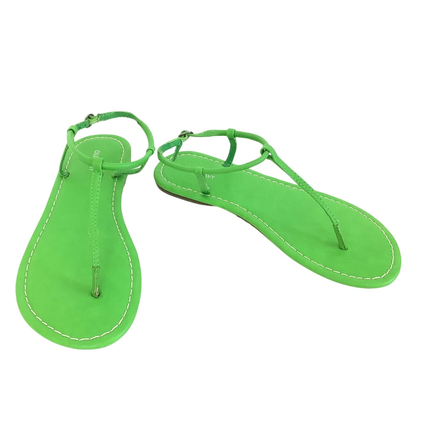 Old Navy Green Flat Sandals 7 / Green / Y2K - Now