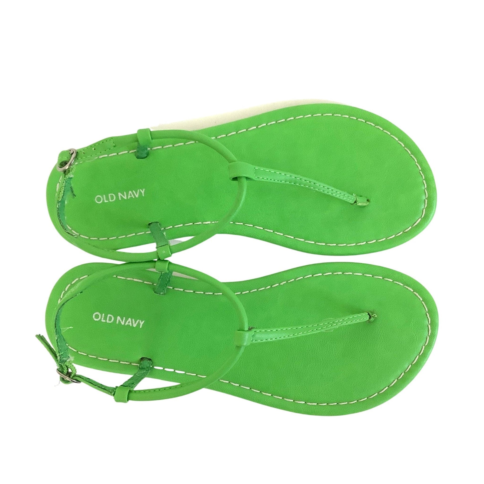 Old Navy Green Flat Sandals 7 / Green / Y2K - Now