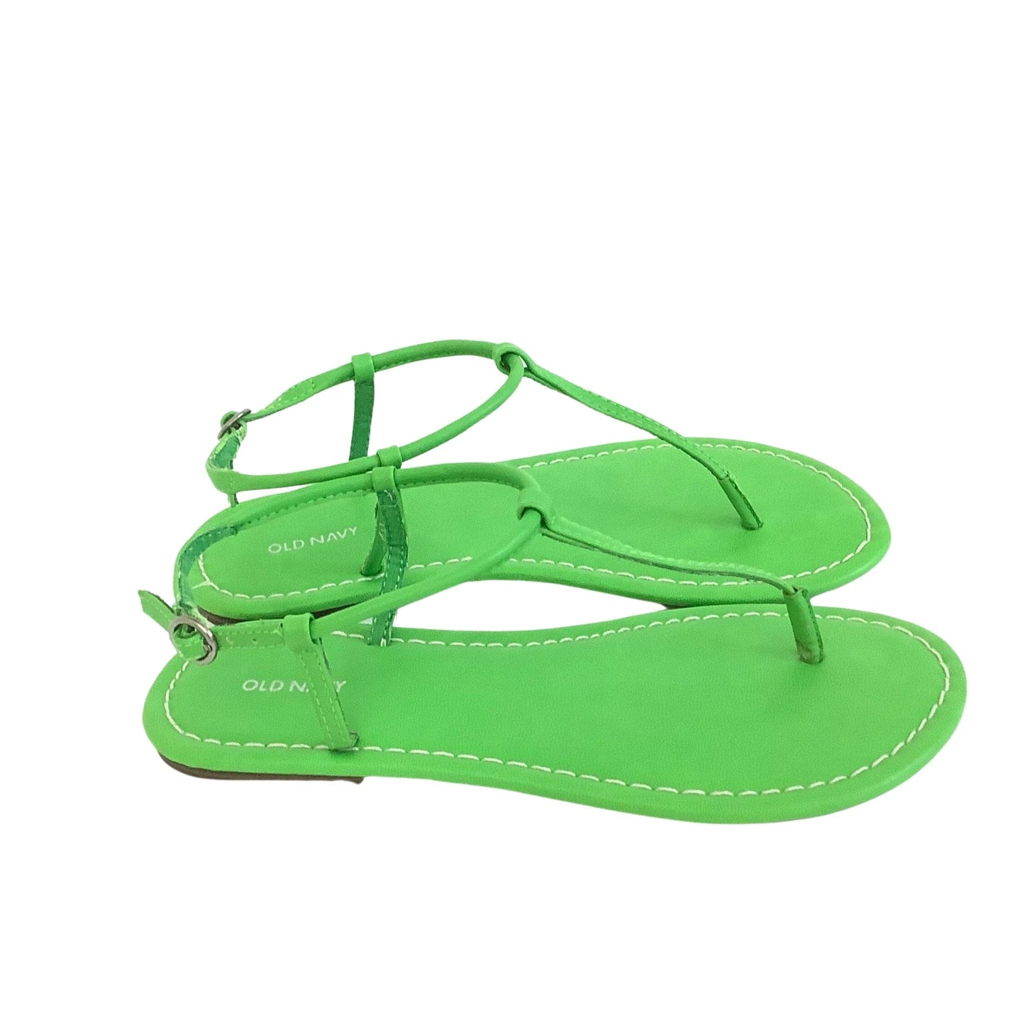 Old Navy Green Flat Sandals 7 / Green / Y2K - Now