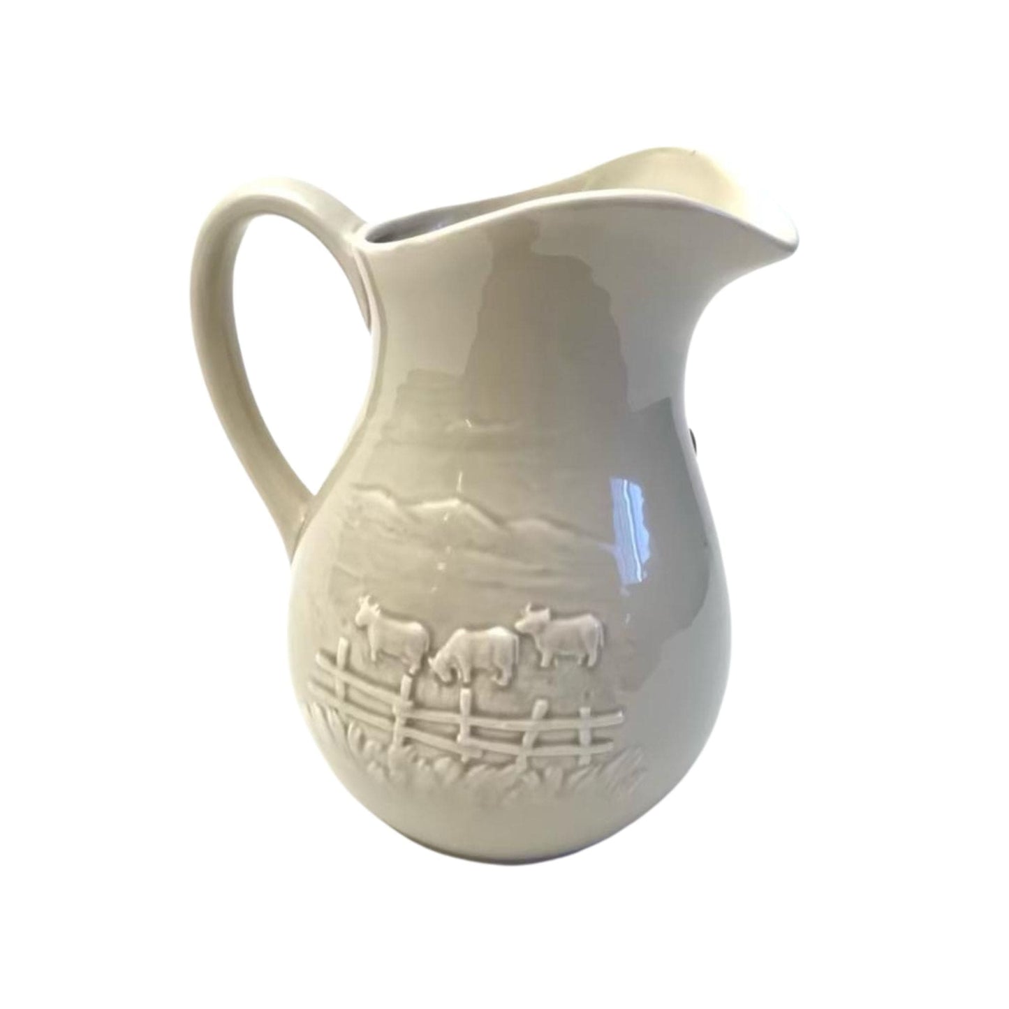 Otagari Water Pitcher Beige / Ceramic / Vintage 1980s