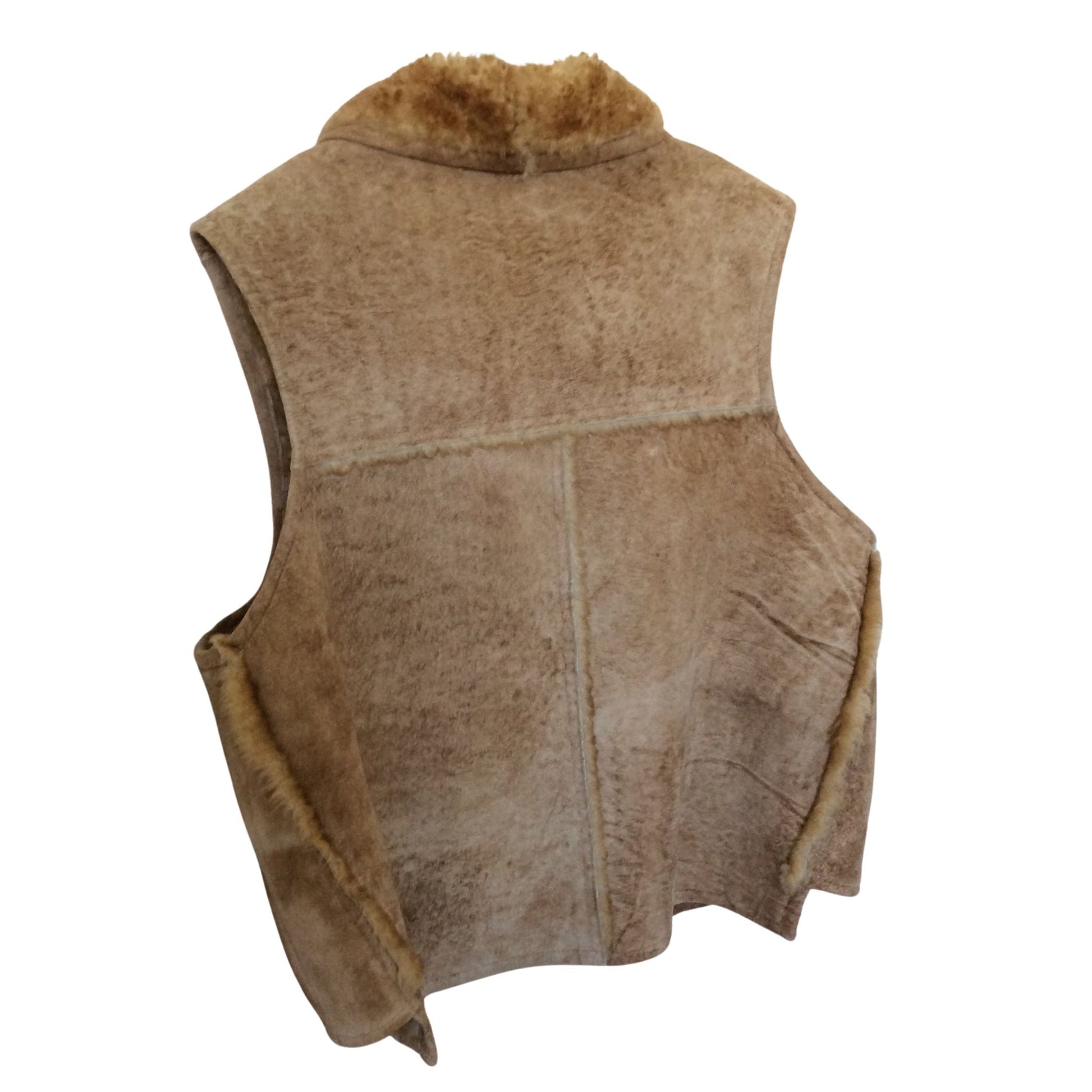 Overland Sheepskin Vest Large / Shearling / Y2K - Now