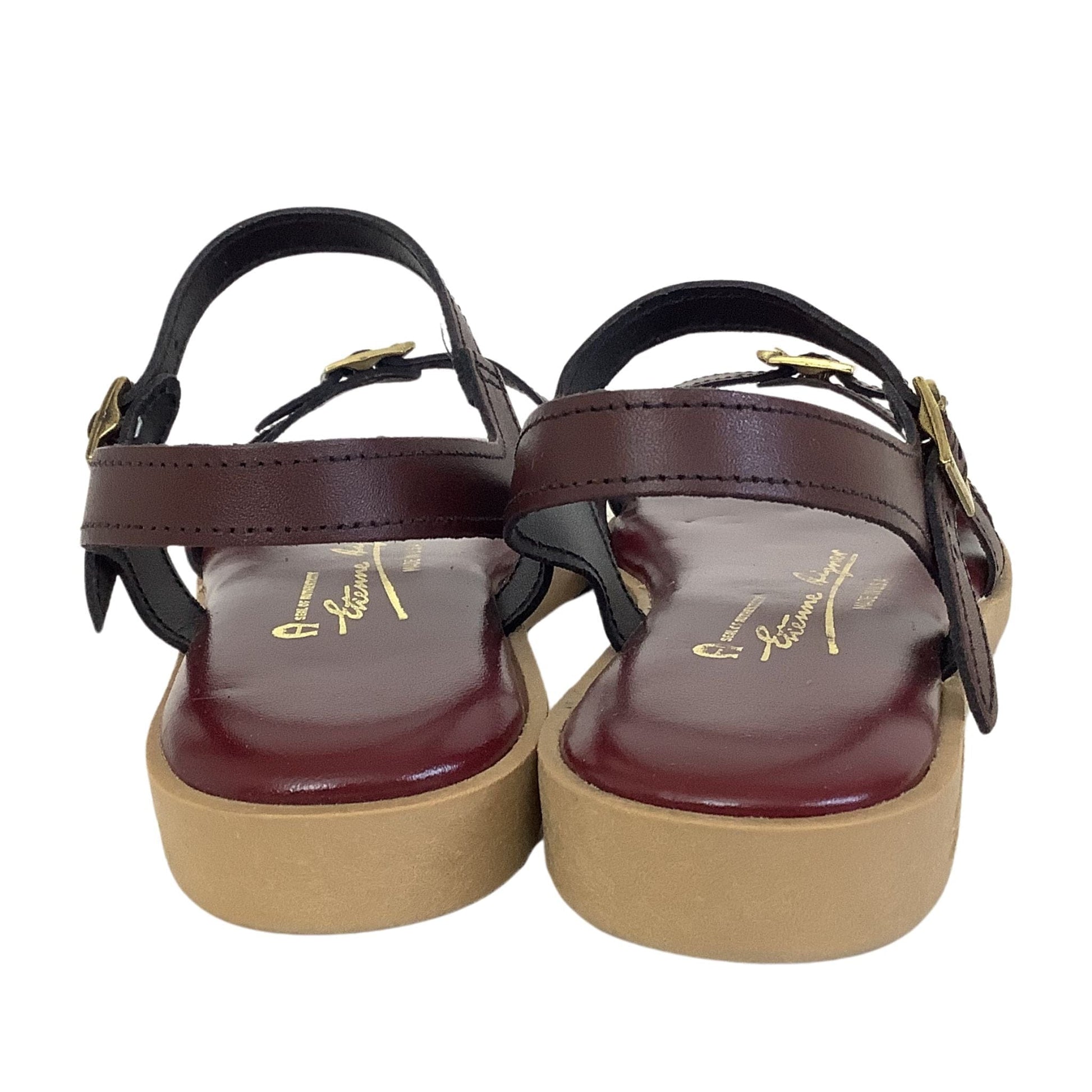 Oxblood Flat Aigner Sandals 6-M / Oxblood / Classic