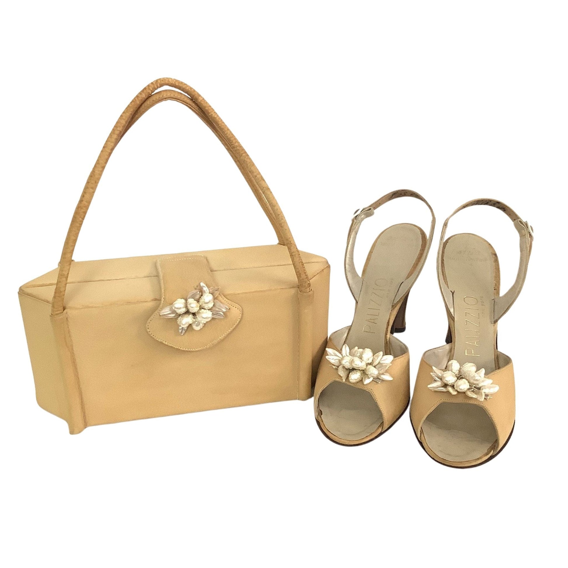 Vintage Bag Shoes Set 7.5 / Yellow/ Classic