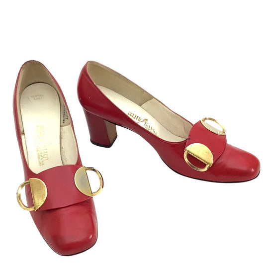 Palter Deliso Red Pumps 7 / Red / Classic