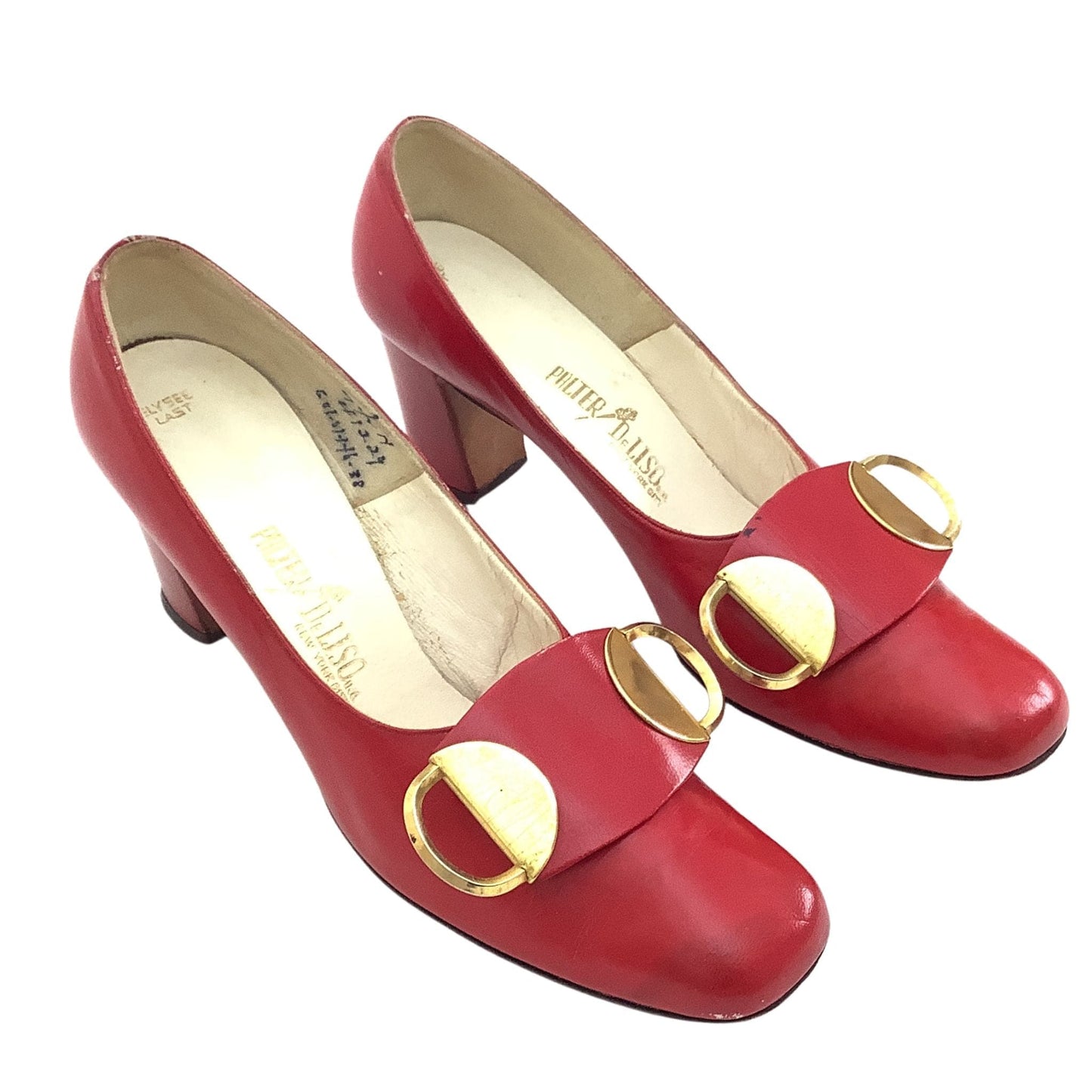 Palter Deliso Red Pumps 7 / Red / Classic