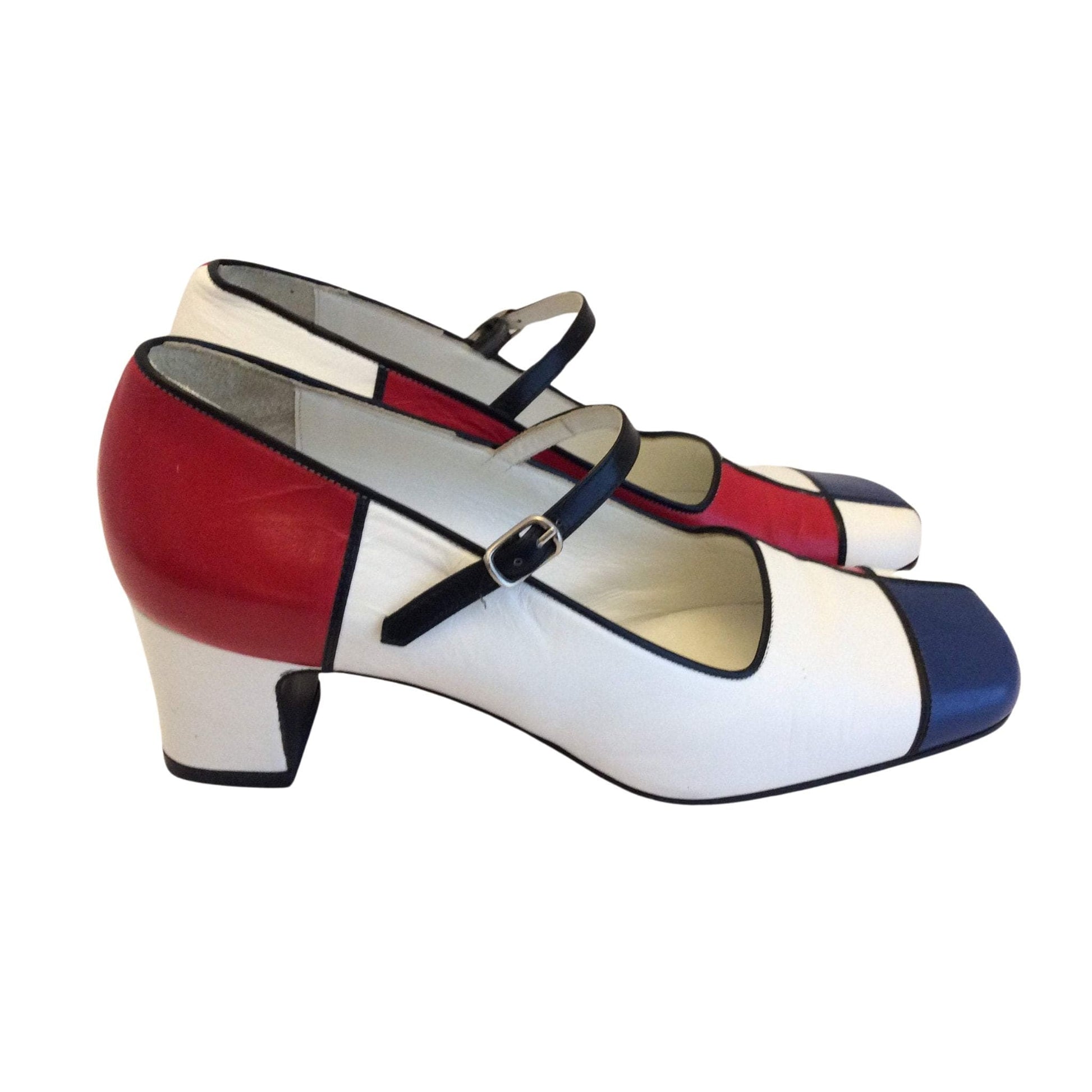 Patrick Cox Colorblock Shoes 7.5 / Multi / Mod