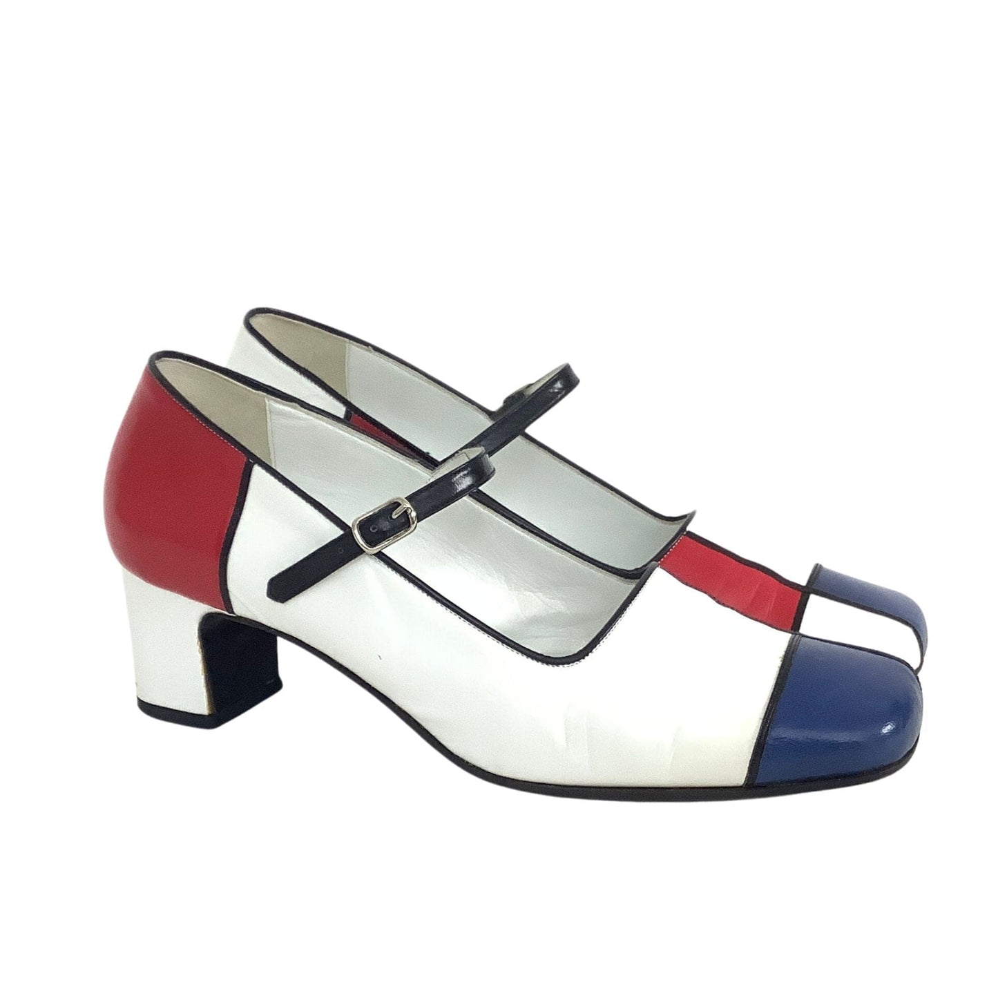 Patrick Cox Mondrian Heels 10 / Multi / Mod