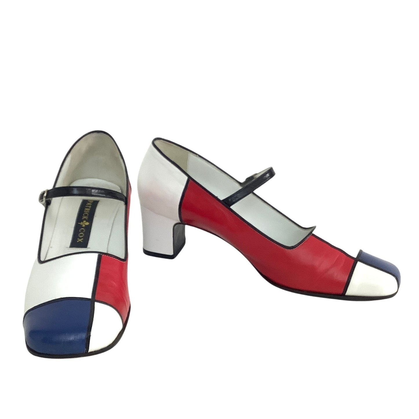 Patrick Cox Mondrian Heels 10 / Multi / Mod