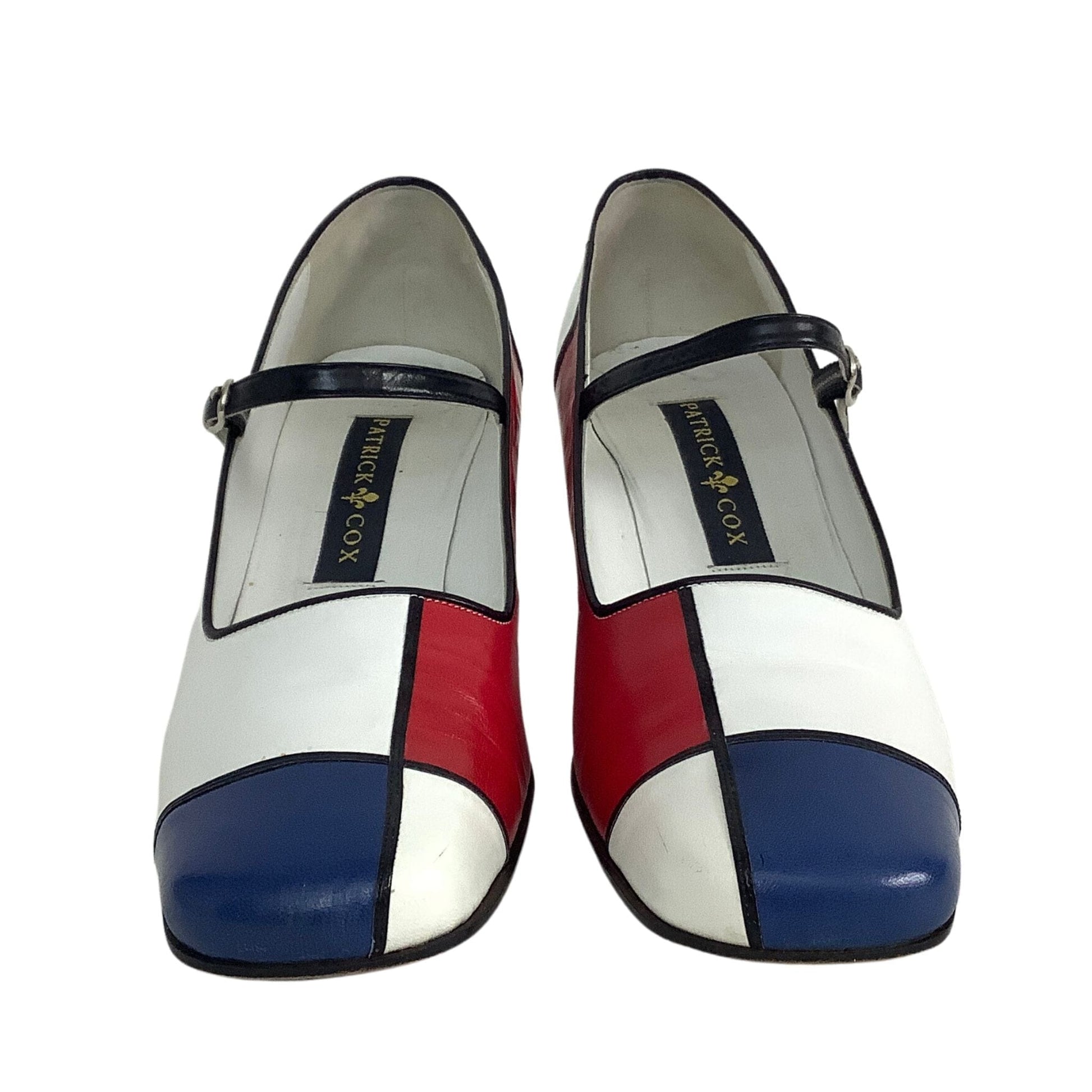 Patrick Cox Mondrian Heels 9.5 / Multi / Mod
