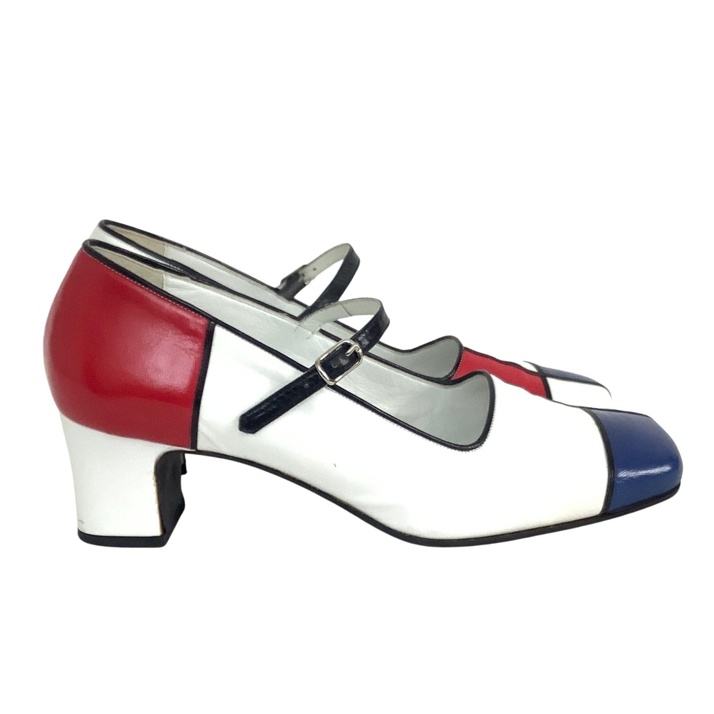 Patrick Cox Mondrian Heels 10 / Multi / Mod