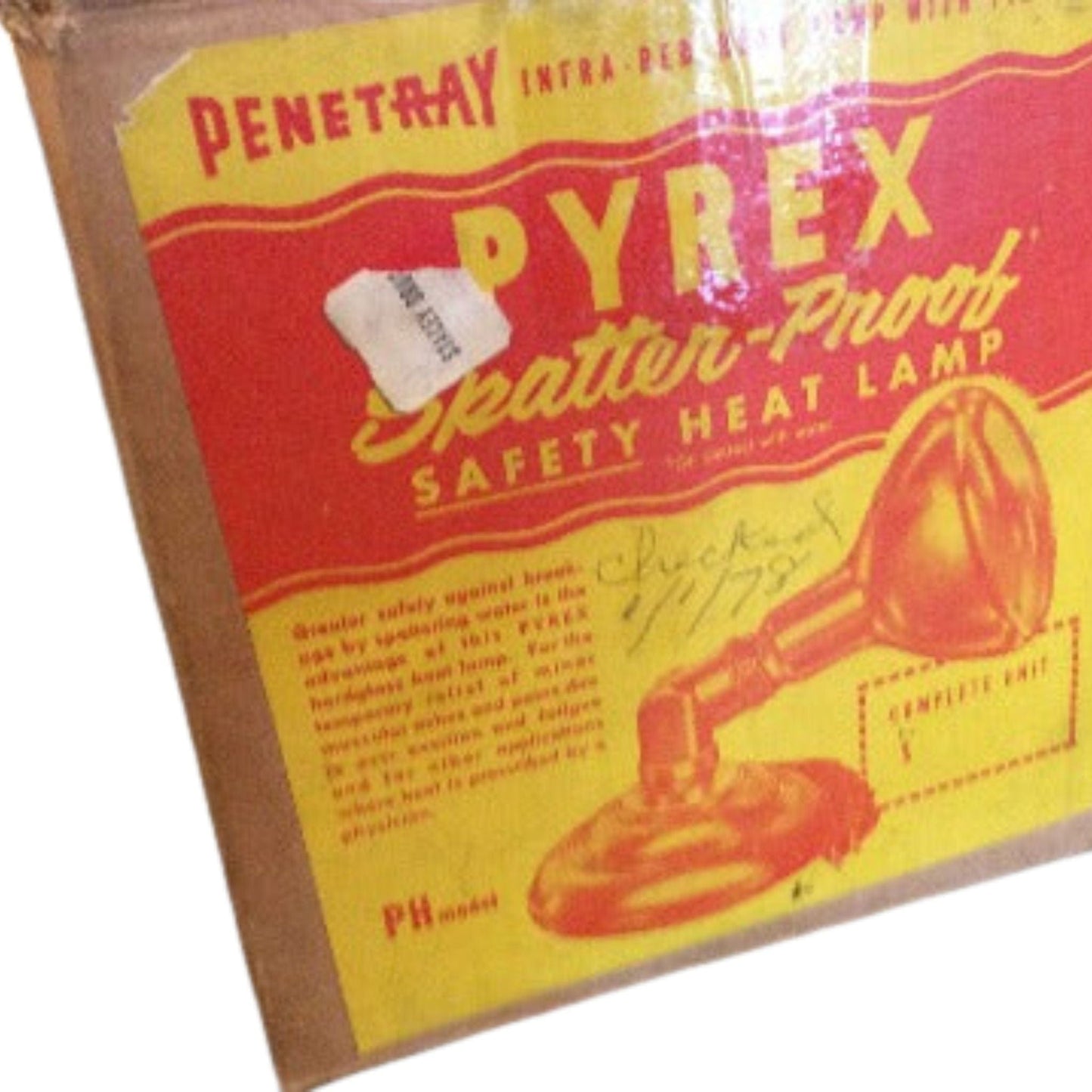 Penetray Infrared Lamp Tan / Mixed / Vintage 1980s