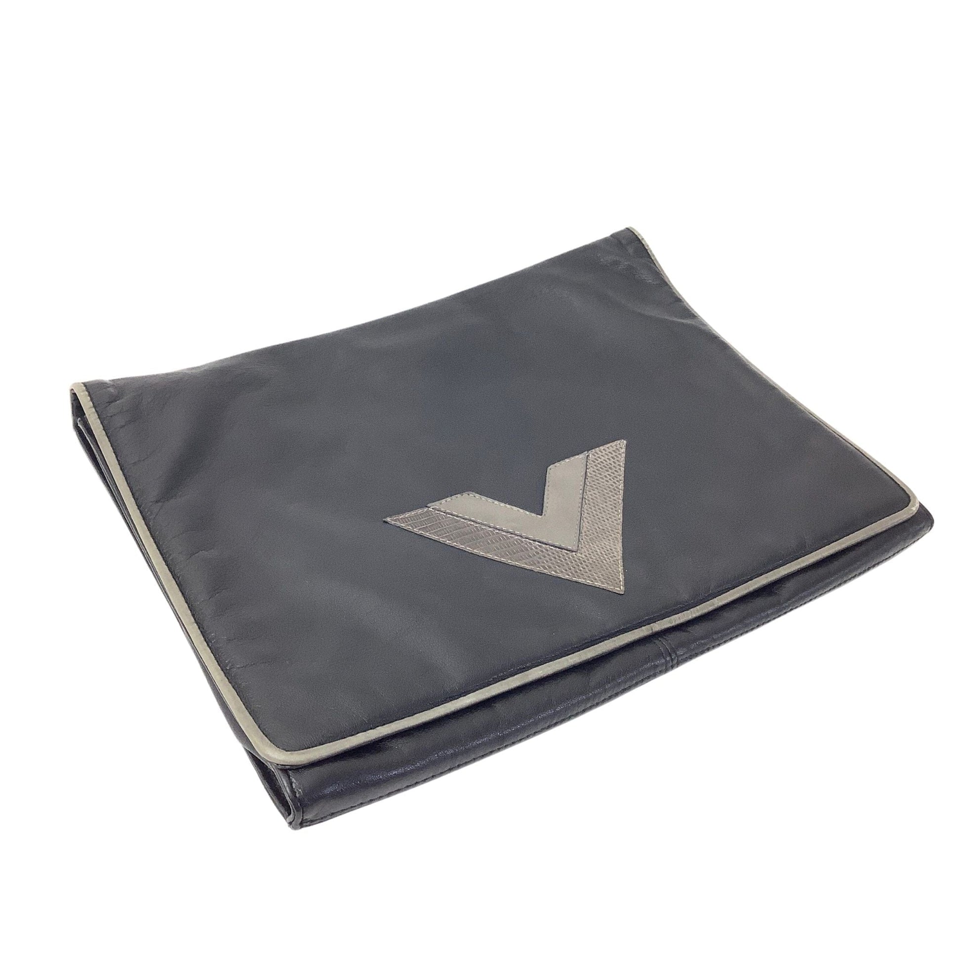 Picard Clutch Bag Navy / Leather / Vintage 1970s