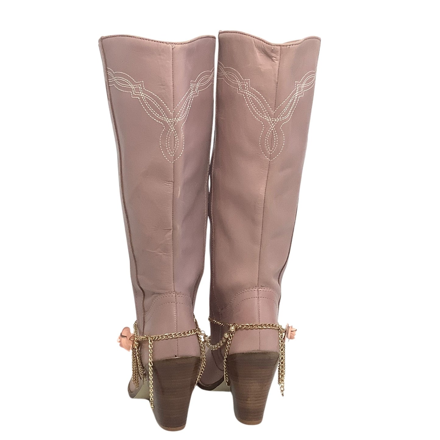 Pink Western Y2K Boots 7 / Pink / Western