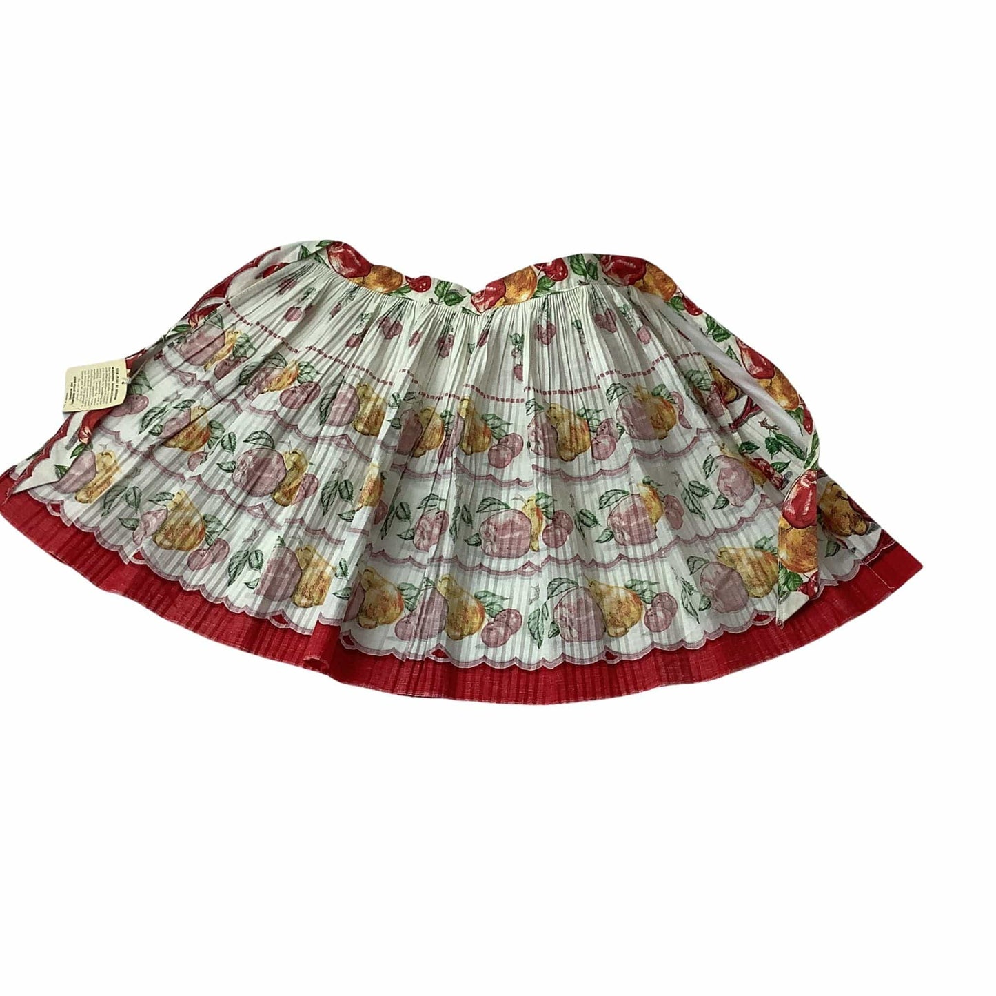 Pleated Vintage Apron Multicolor / Cotton / Novelty