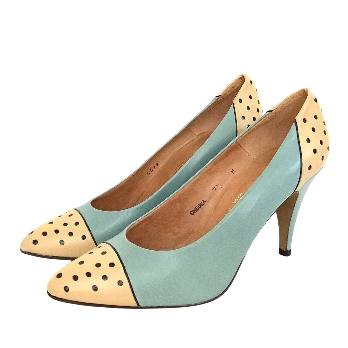 Polka Dot Pump Shoes 7 / Multi