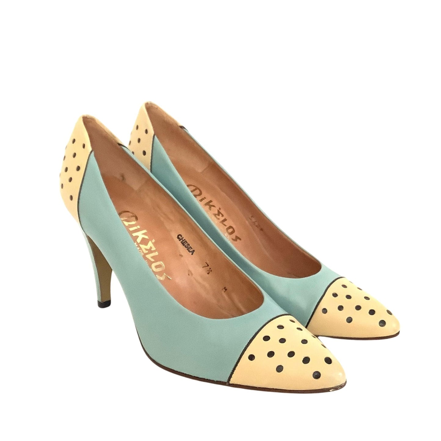 Polka Dot Pump Shoes 7 / Multi