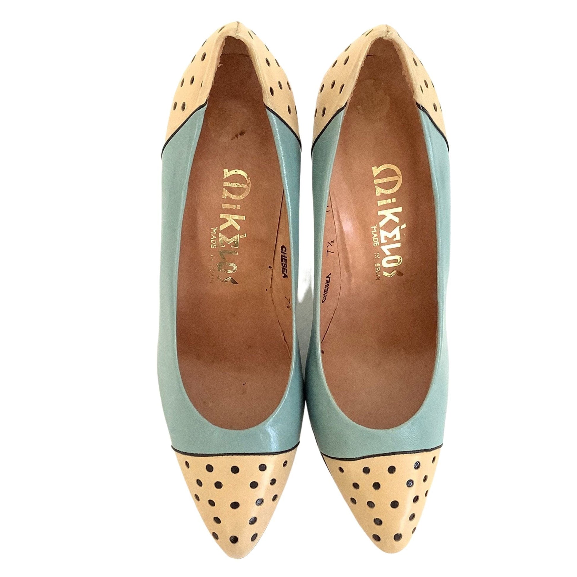 Polka Dot Pump Shoes 7 / Multi