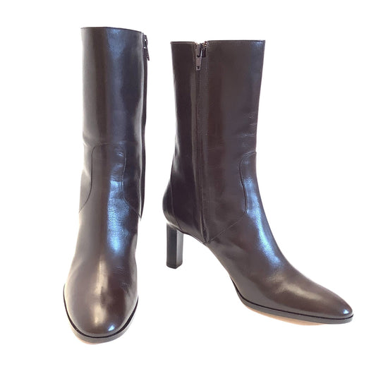 Pollini Mid Calf Boots 8 / Brown / Y2K - Now