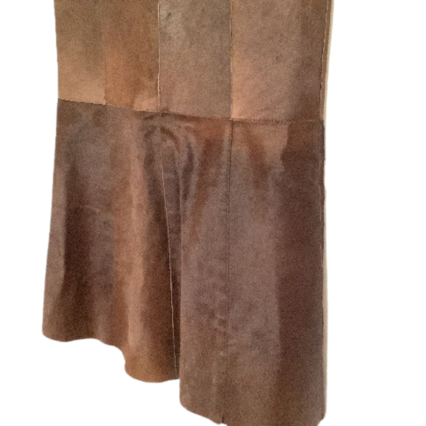 Pony Fur Mini Dress Small / Brown / Vintage 1960s