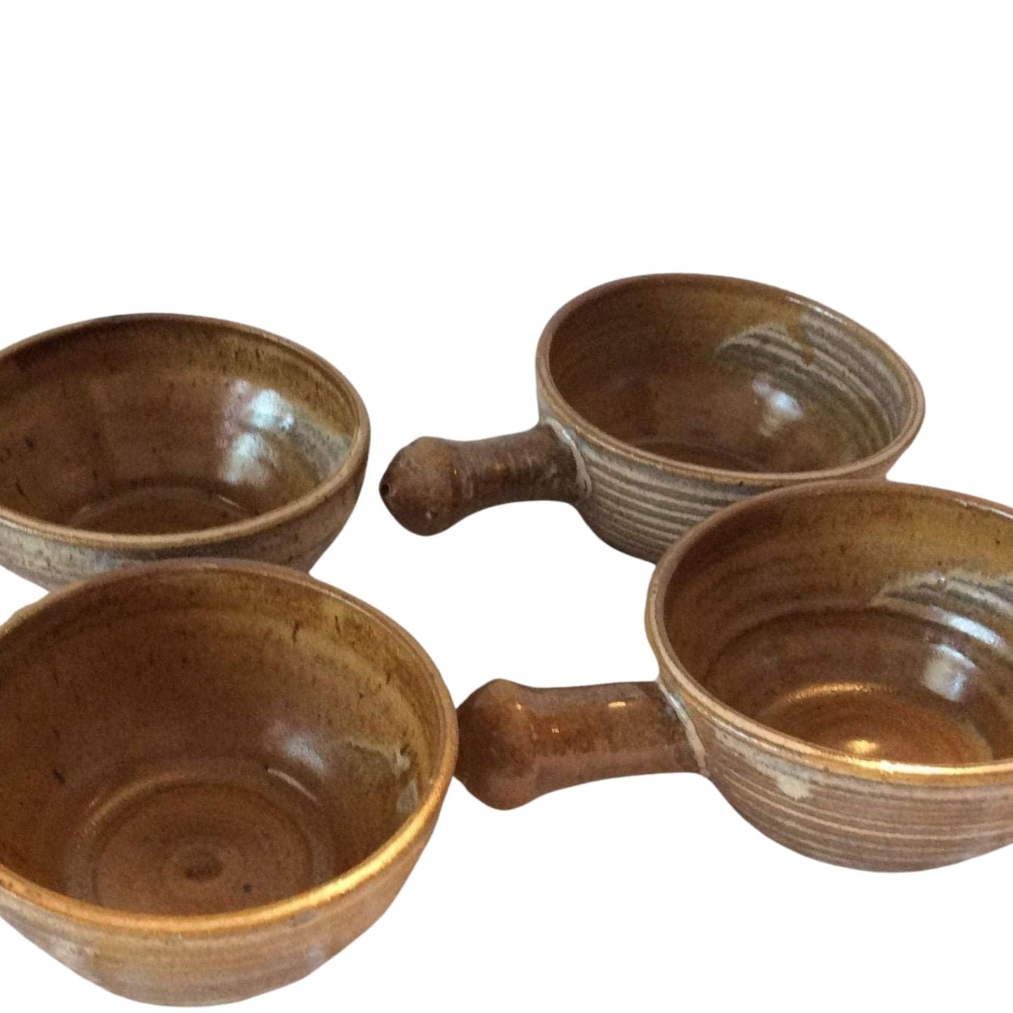 Pottery Everything Bowl Set Brown / Pottery / Vintage 1980s