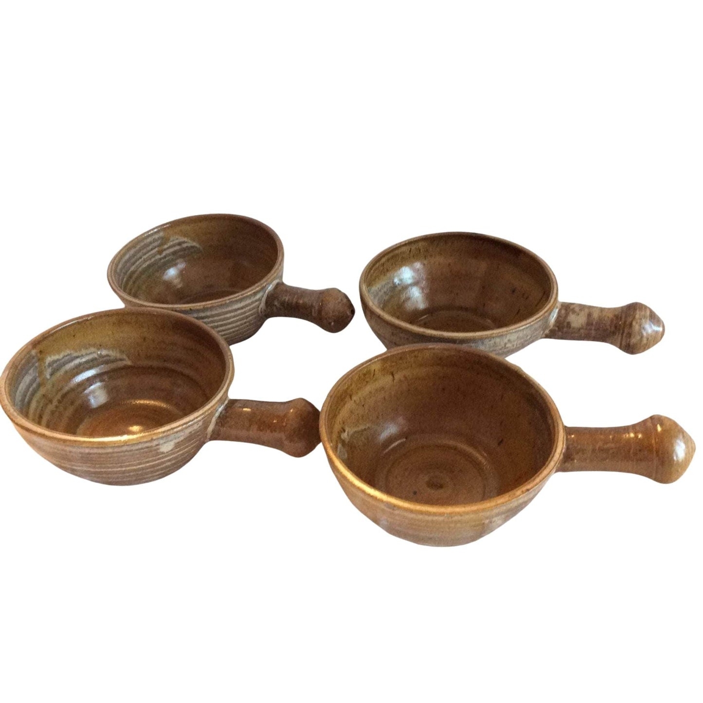Pottery Everything Bowl Set Brown / Pottery / Vintage 1980s