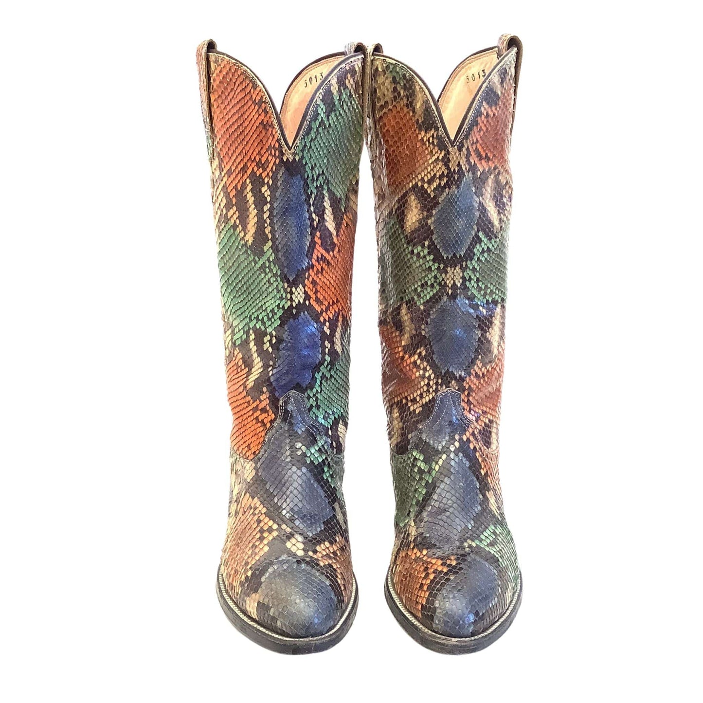 Rainbow Cowboy Boots 7 / Multi / Y2K - Now
