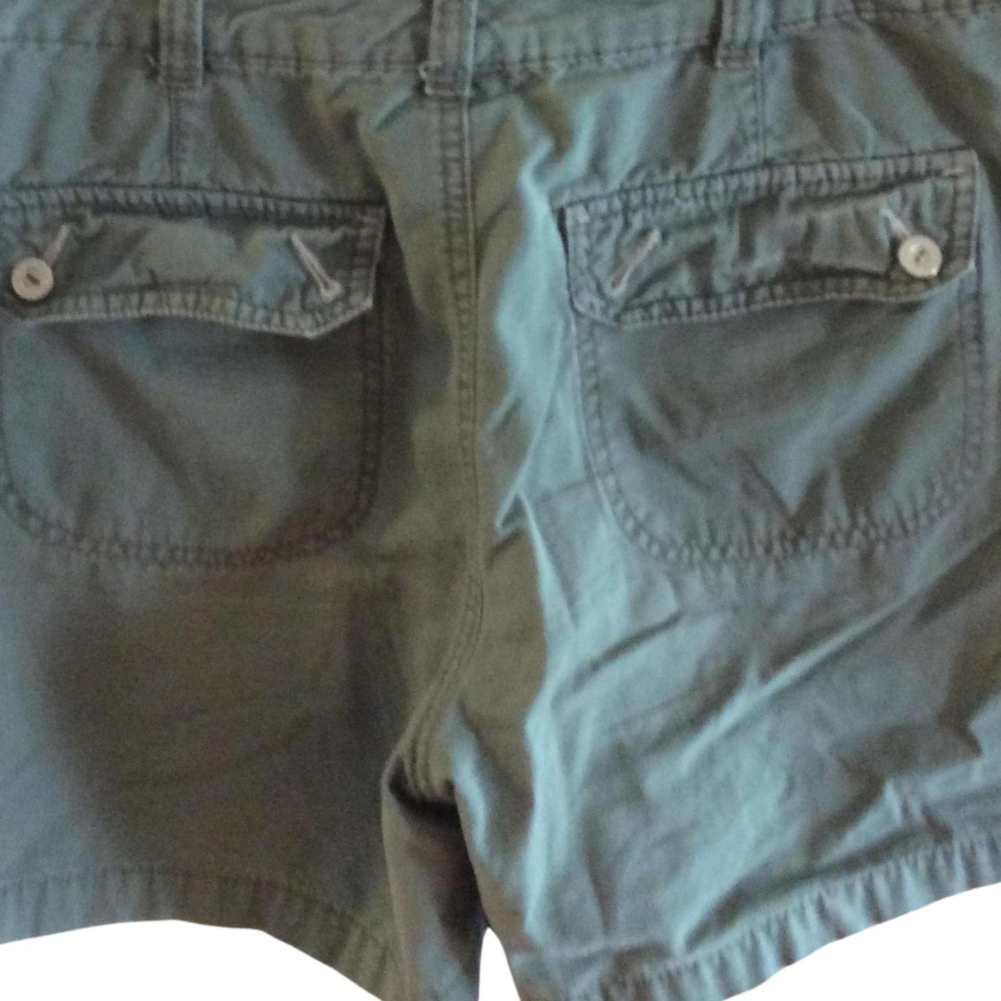 Retro Cotton Shorts Small / Green / Vintage 1980s