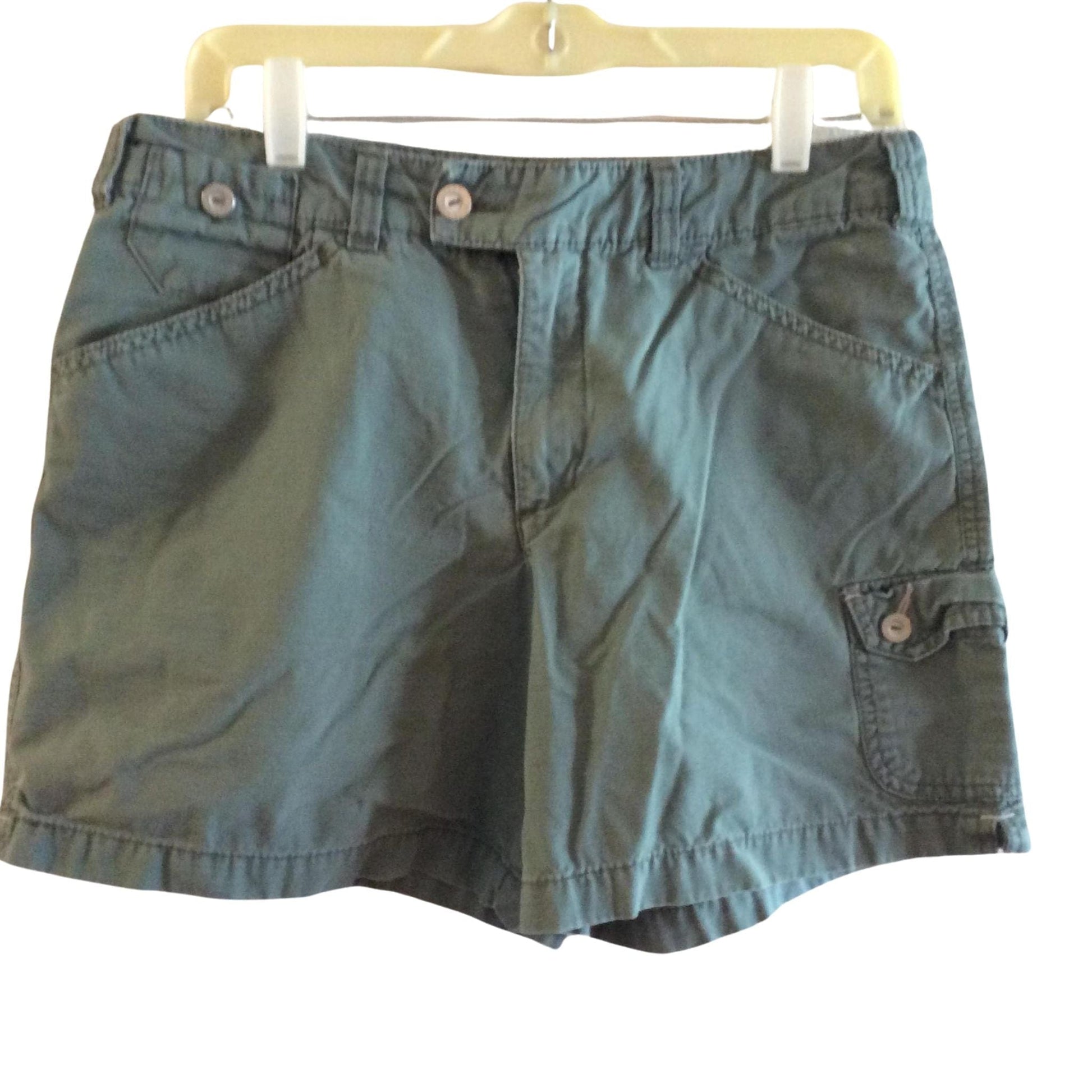 Retro Cotton Shorts Small / Green / Vintage 1980s