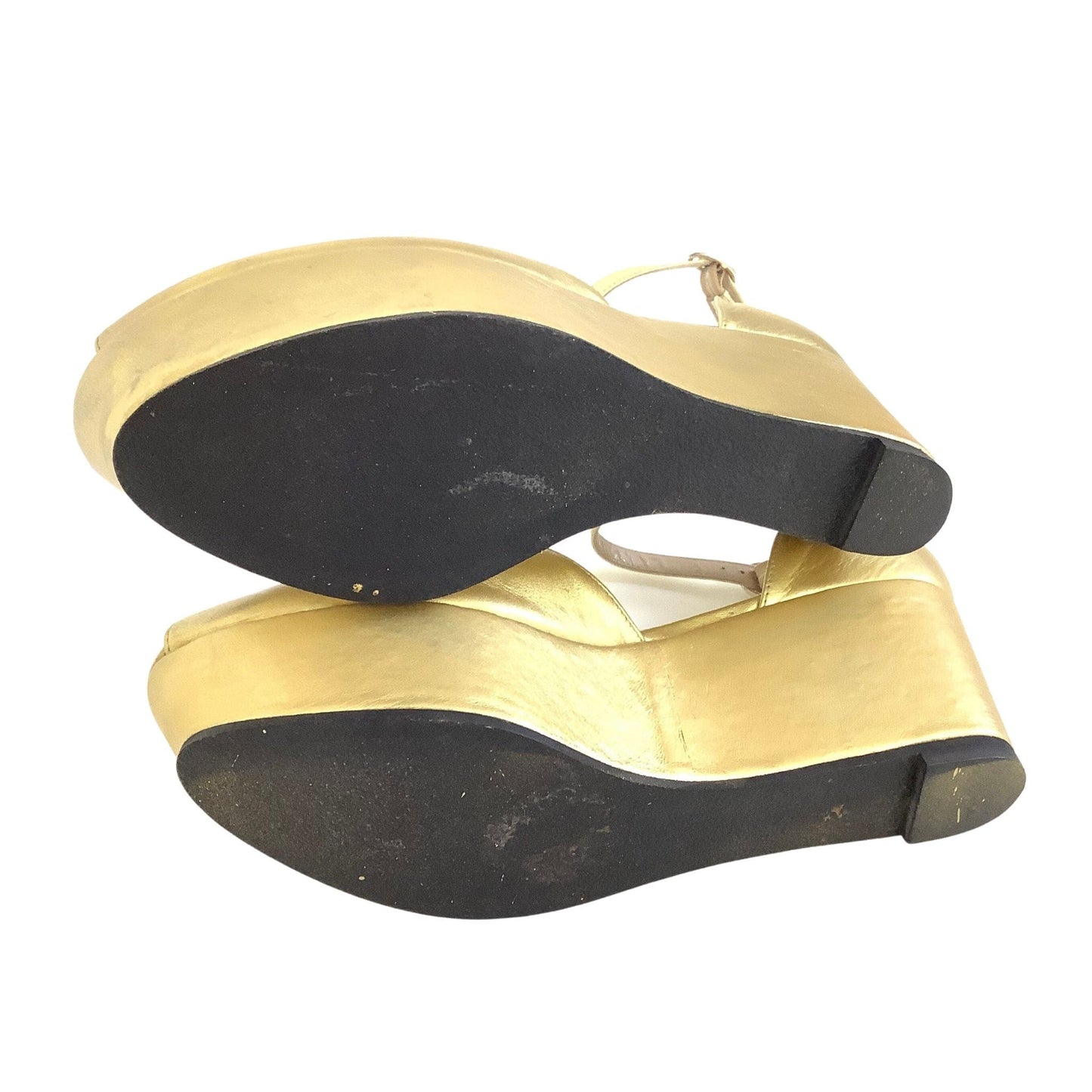 Robert Clergerie Platforms 8 / Gold / Y2K - Now