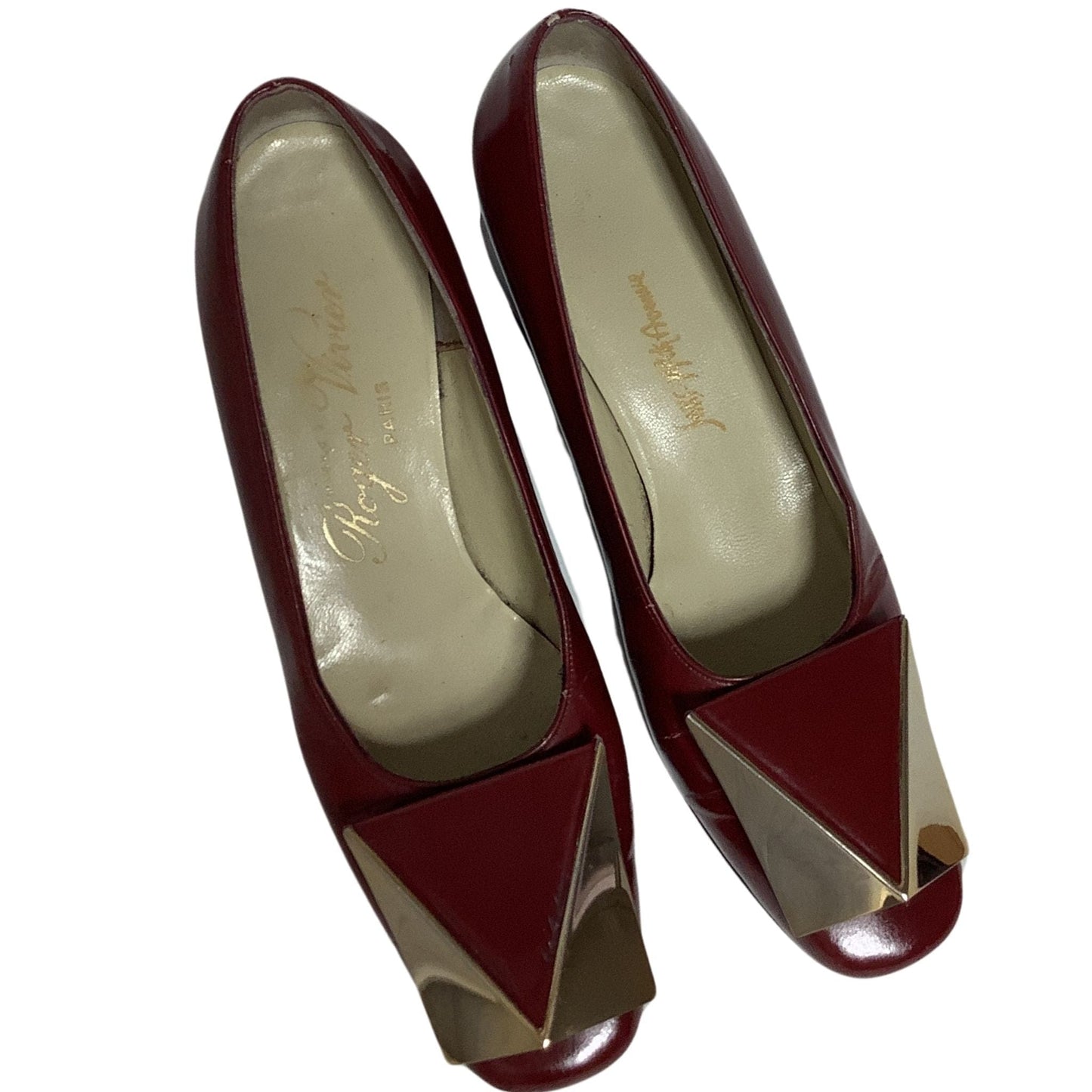 Roger Vivier 1960s Heels 6.5 / Burgundy / Classic pumps