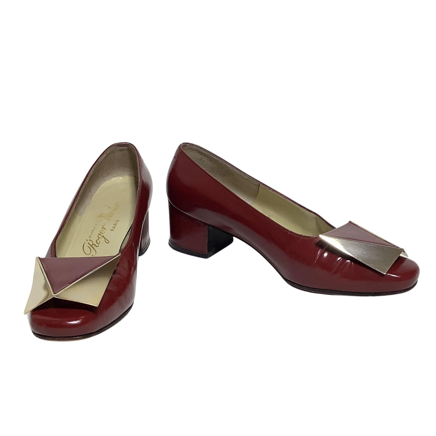 Roger Vivier 1960s Heels 6.5 / Burgundy / Classic pumps