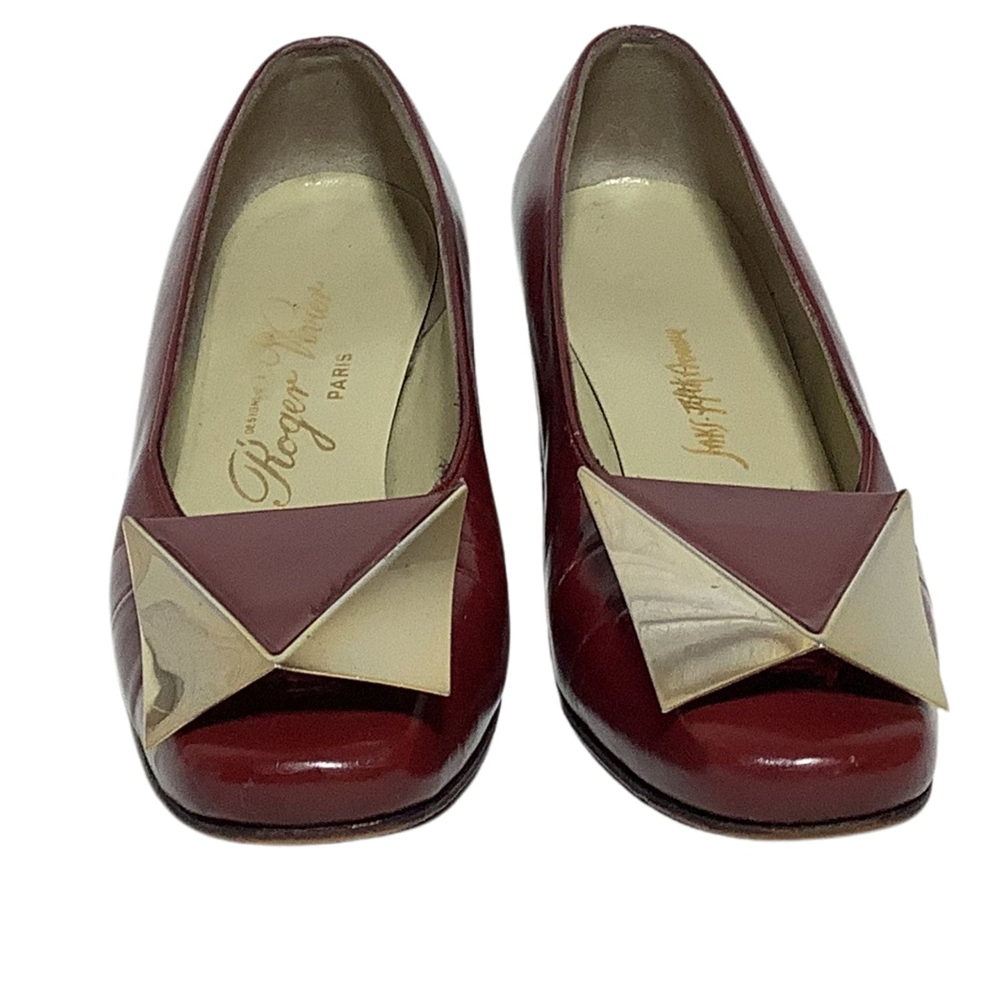 Roger Vivier 1960s Heels 6.5 / Burgundy / Classic pumps