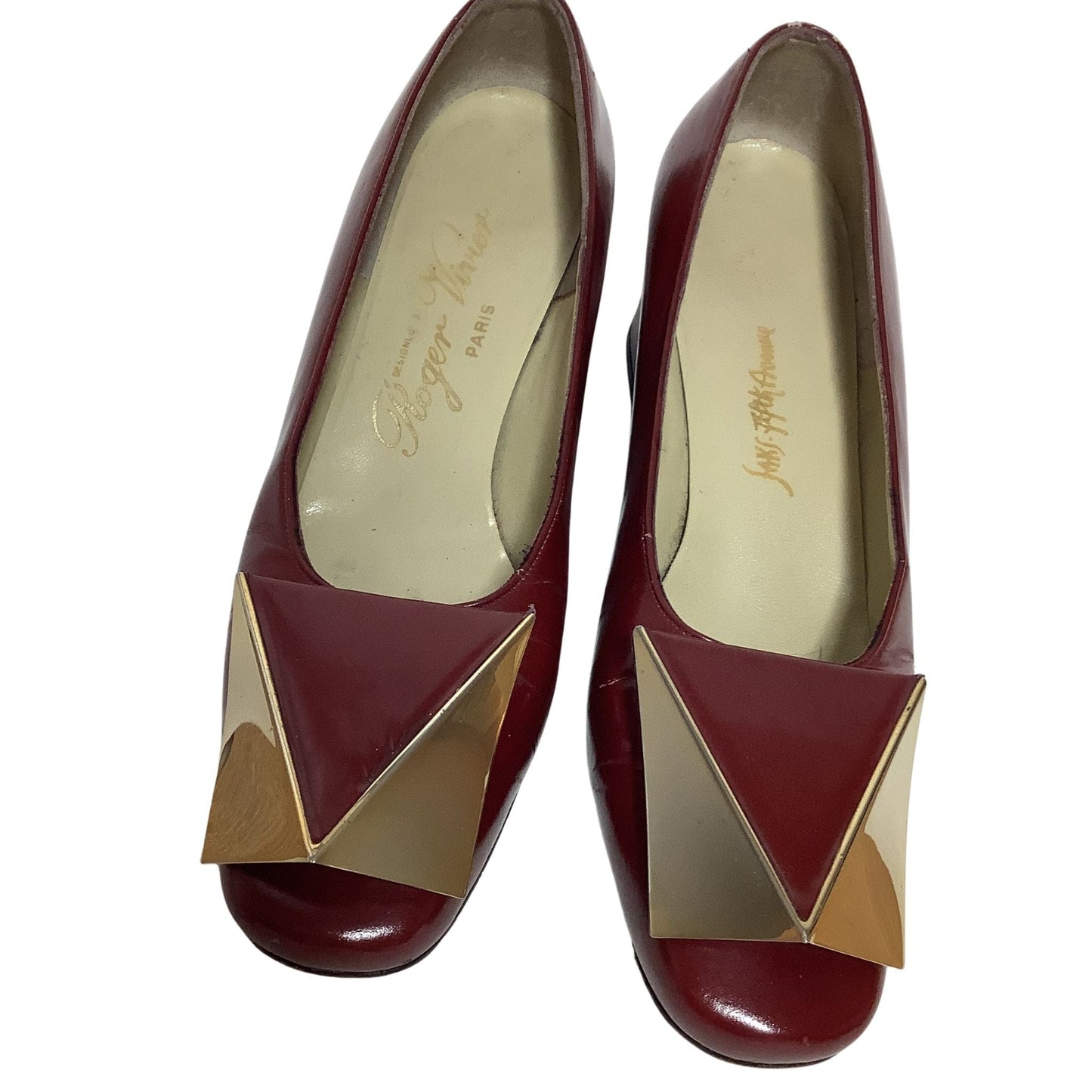 Roger Vivier 1960s Heels 6.5 / Burgundy / Classic pumps