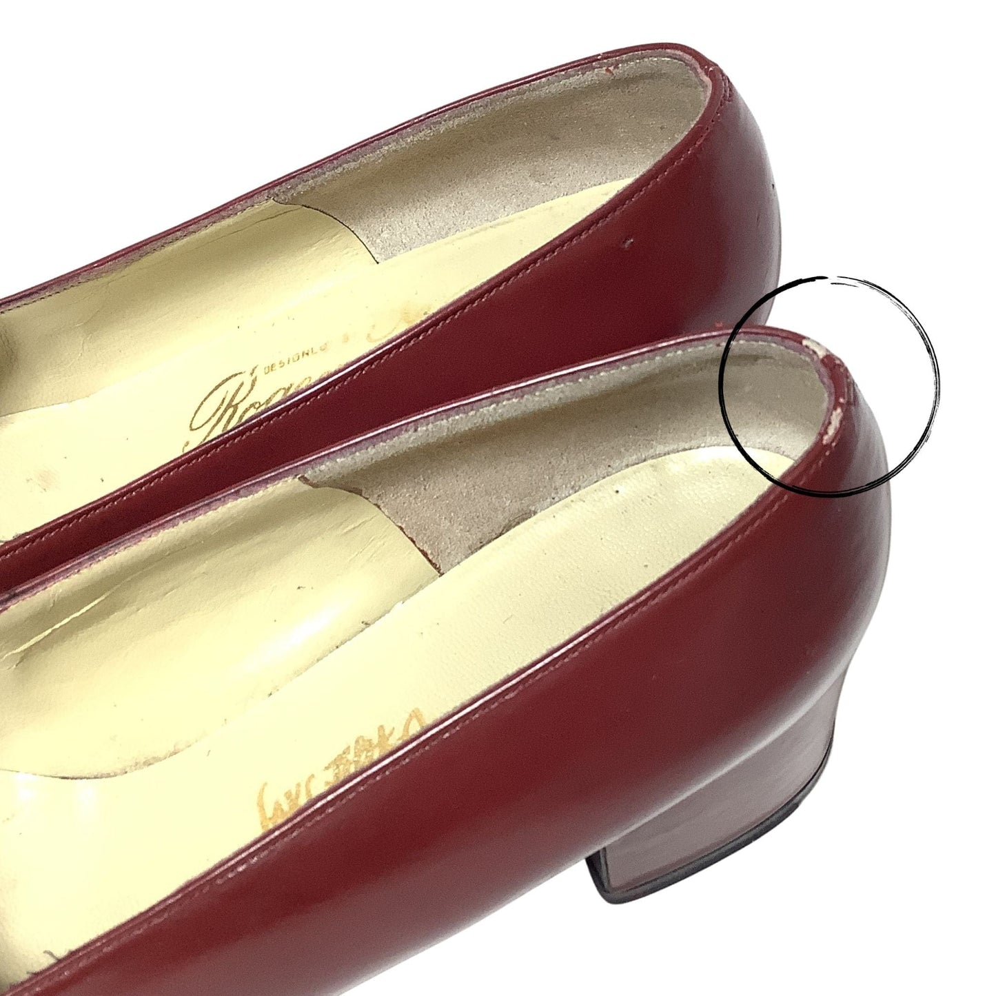 Roger Vivier 1960s Heels 6.5 / Burgundy / Classic pumps