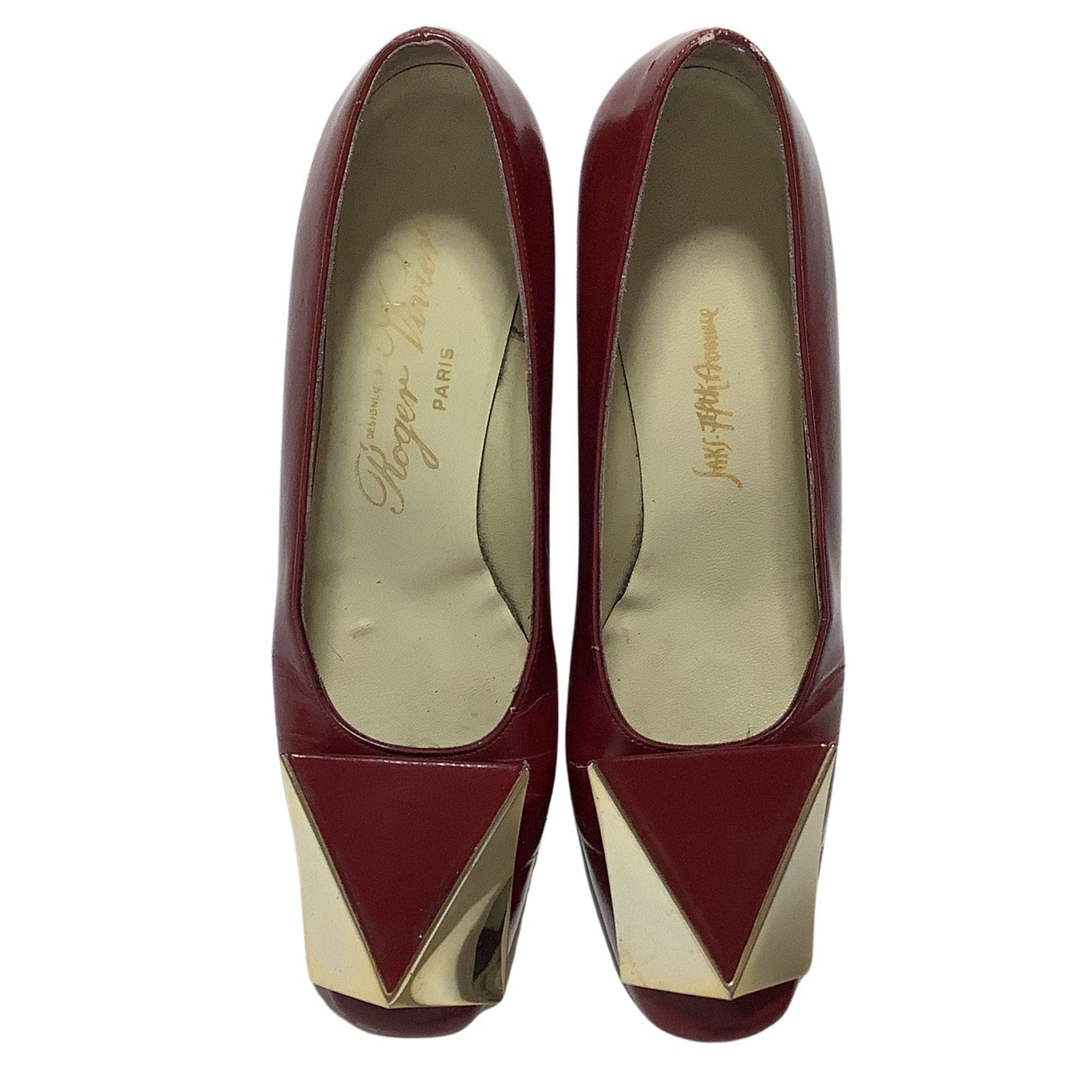 Roger Vivier 1960s Heels 6.5 / Burgundy / Classic pumps