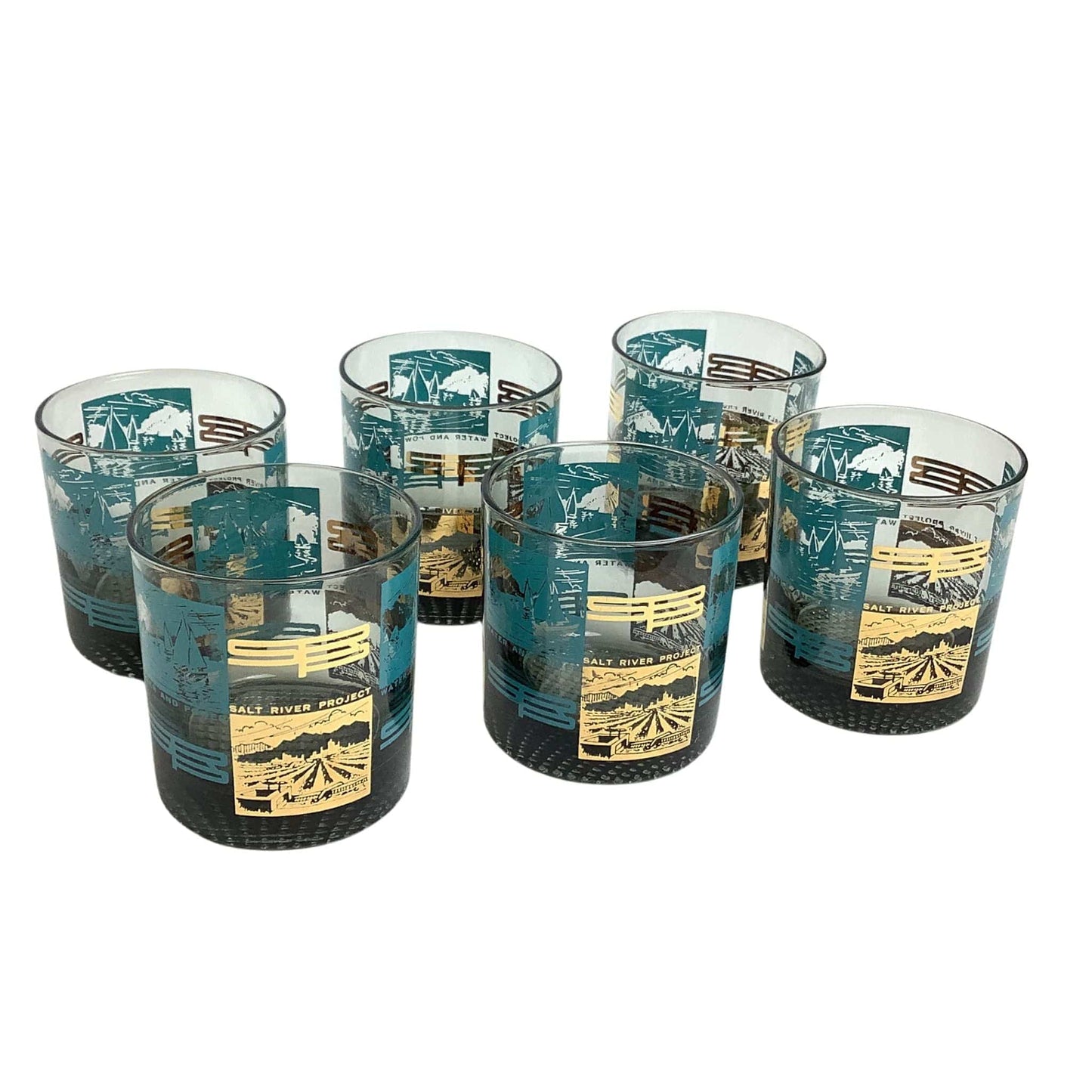 Salt River Project Barware Multicolor / Glass