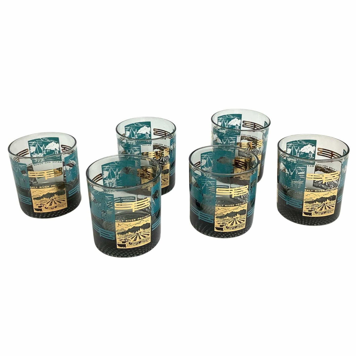 Salt River Project Barware Multicolor / Glass