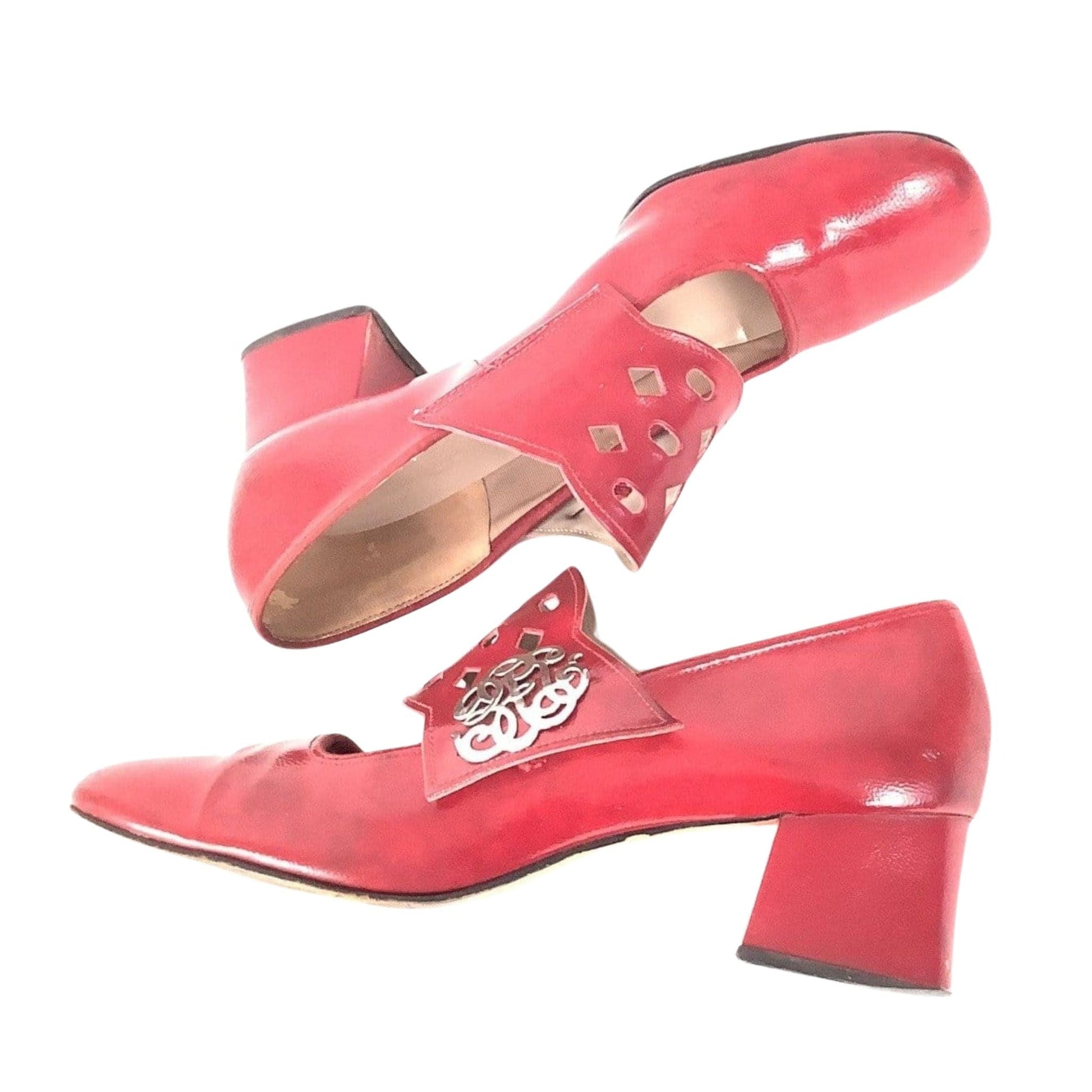 Sears Red Mary Janes 7.5 / Red / Mod