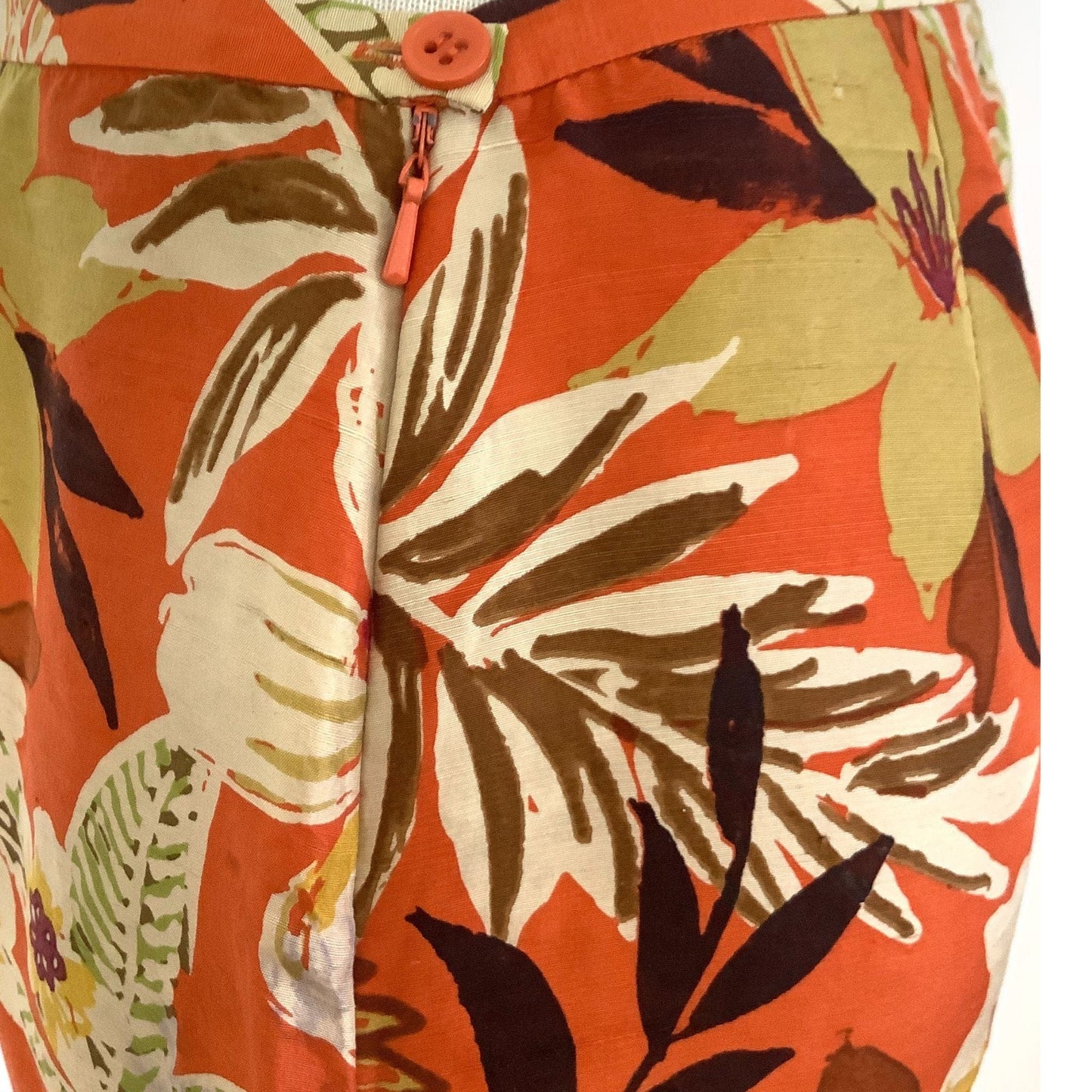 Silk Floral Pants